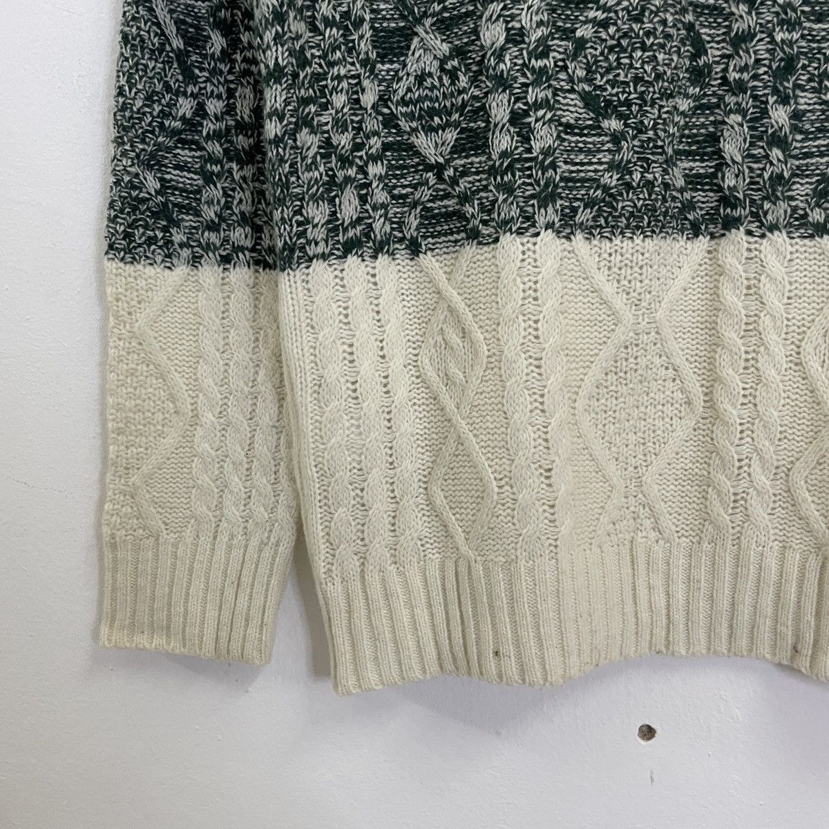 Aran Isles Knitwear × Japanese Brand Vintage Ciao Panic Stripe Jumper Knitwear Size US S / EU 44-46 / 1 - 9 Thumbnail