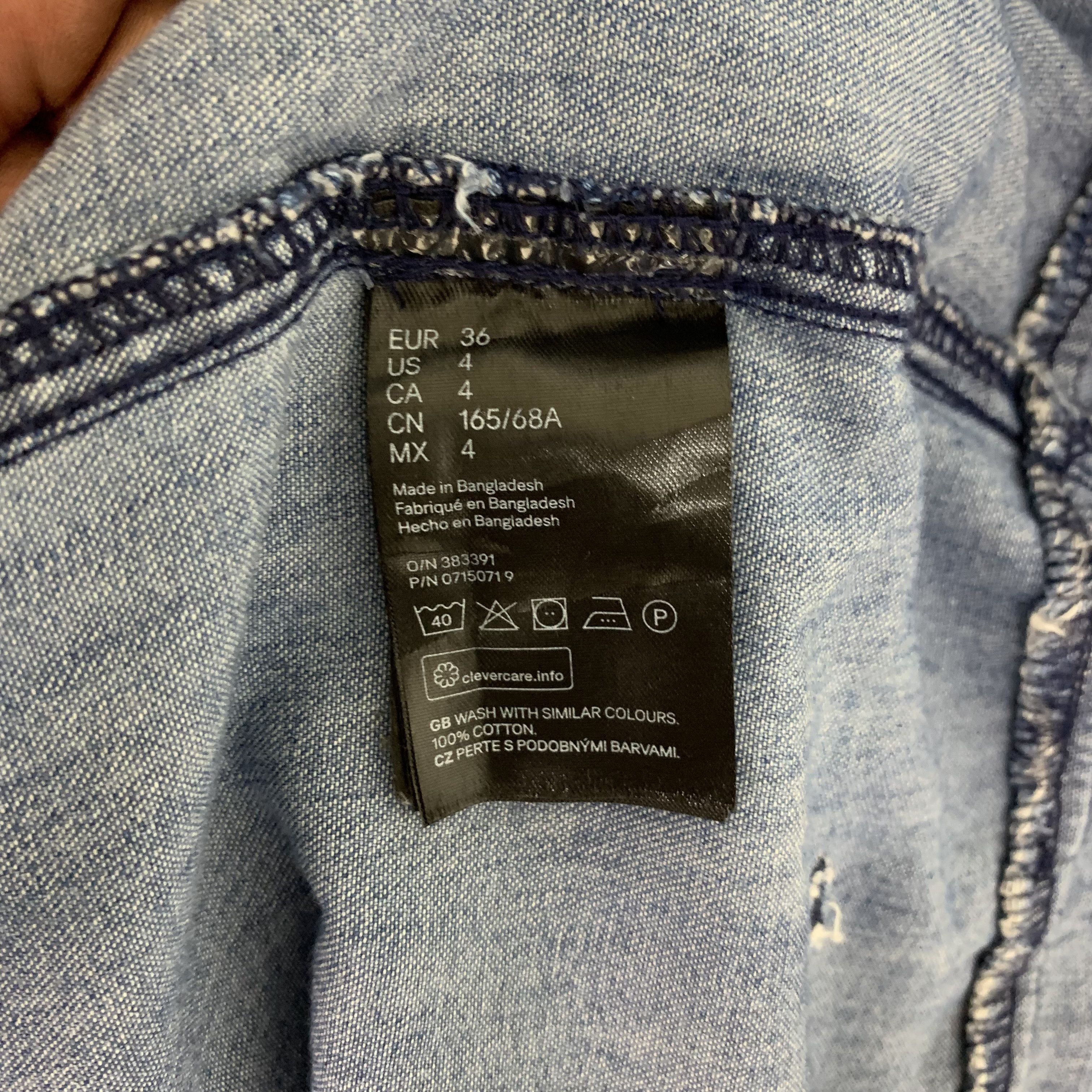 Denim & Co. &Denim Soft Denim Coveralls #3680-128 Size US 30 / EU 46 - 10 Thumbnail