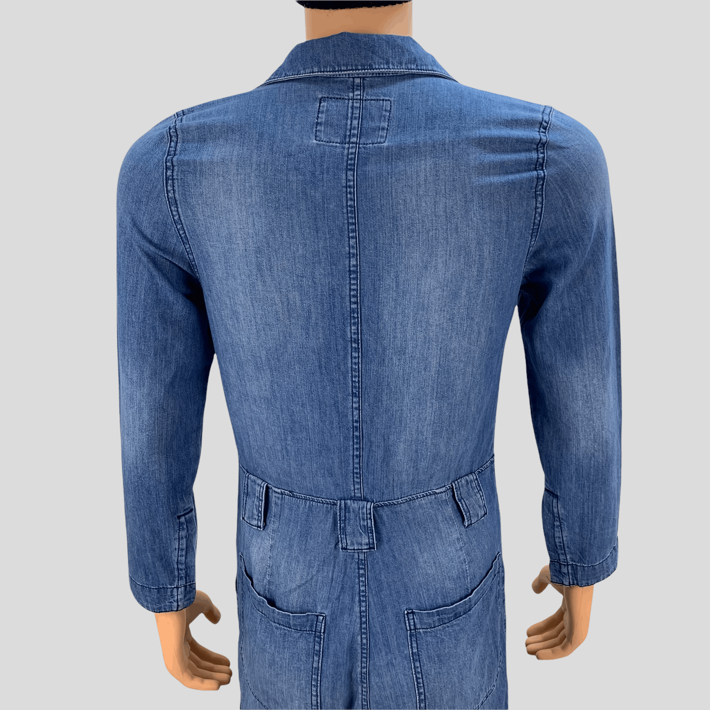 Denim & Co. &Denim Soft Denim Coveralls #3680-128 Size US 30 / EU 46 - 14 Thumbnail