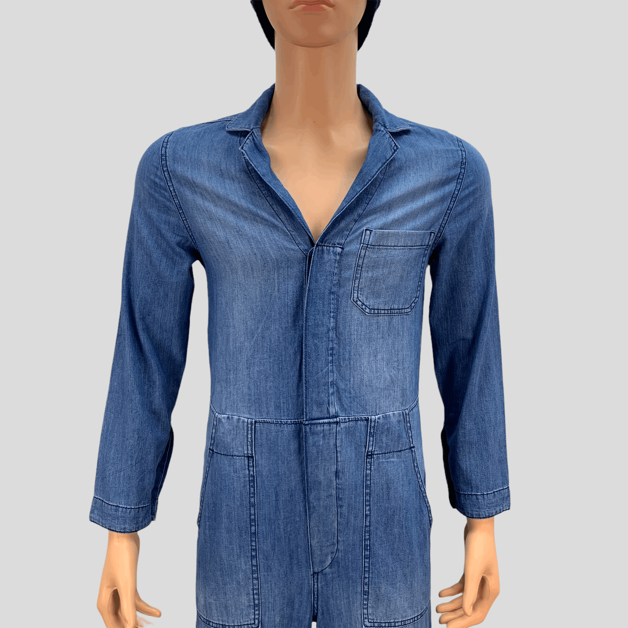 Denim & Co. &Denim Soft Denim Coveralls #3680-128 Size US 30 / EU 46 - 2 Thumbnail