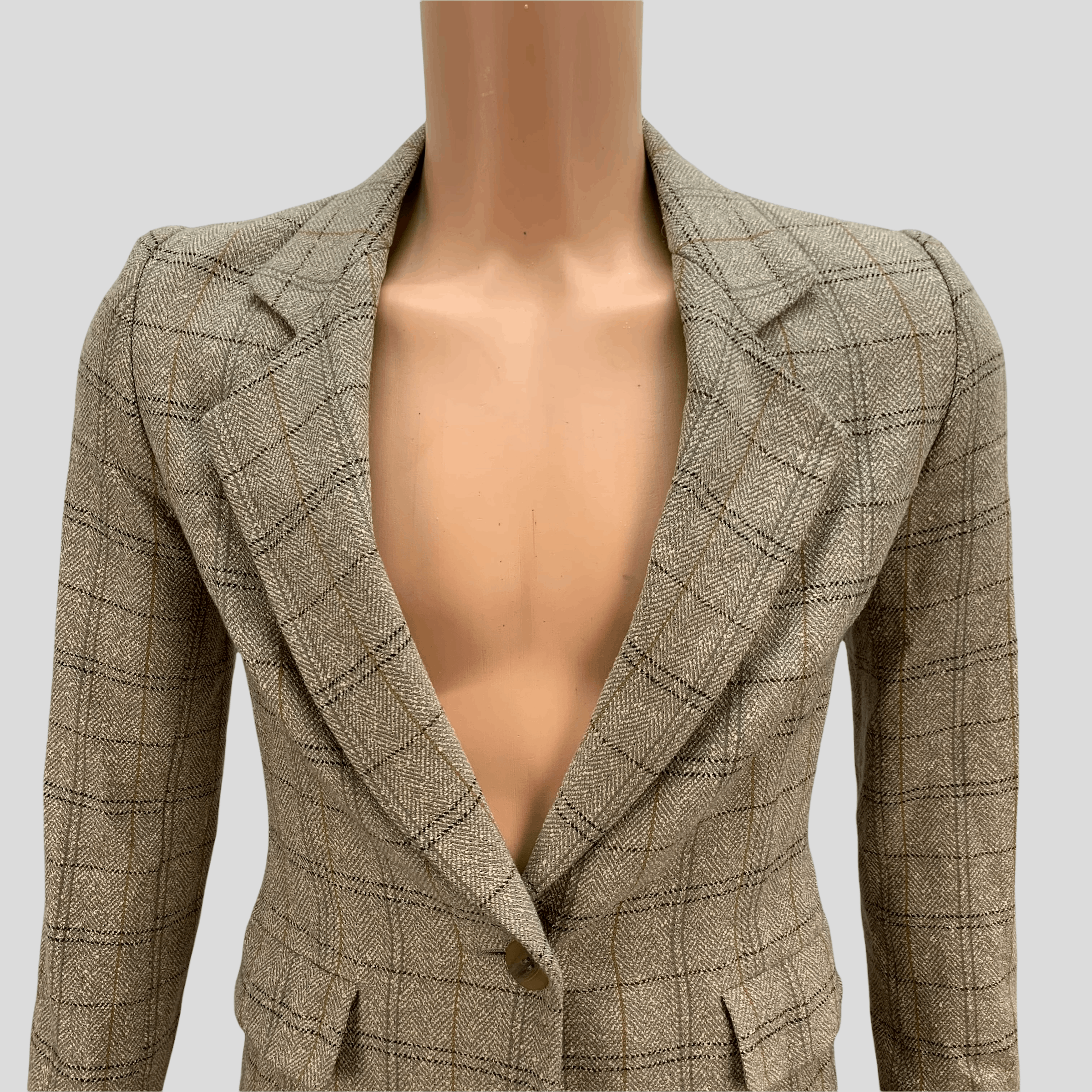 Burberry Vintage Burberry Check Suit Jacket / Blazers #3681-128 Size ONE SIZE - 2 Thumbnail