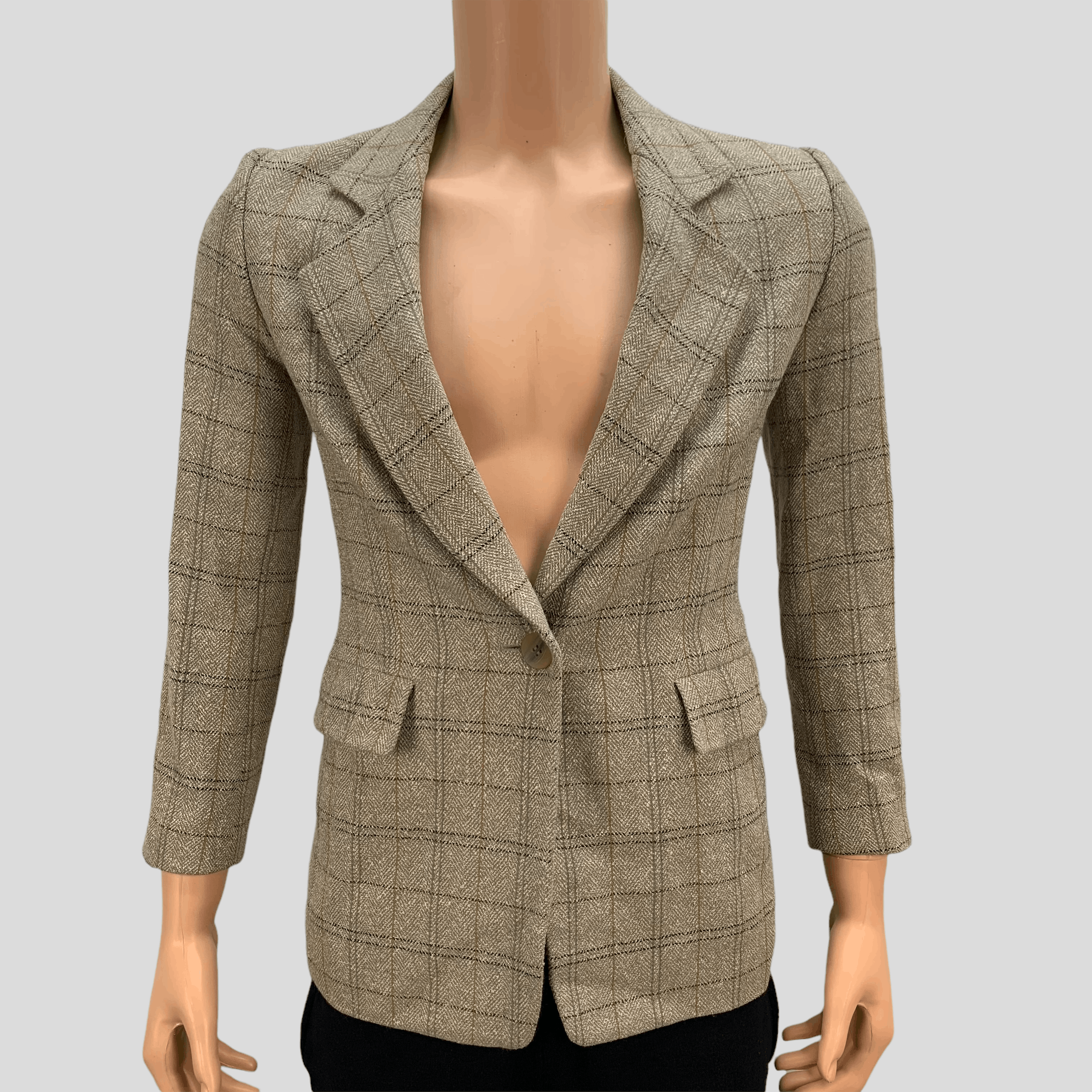 Burberry Vintage Burberry Check Suit Jacket / Blazers #3681-128 Size ONE SIZE - 1 Thumbnail