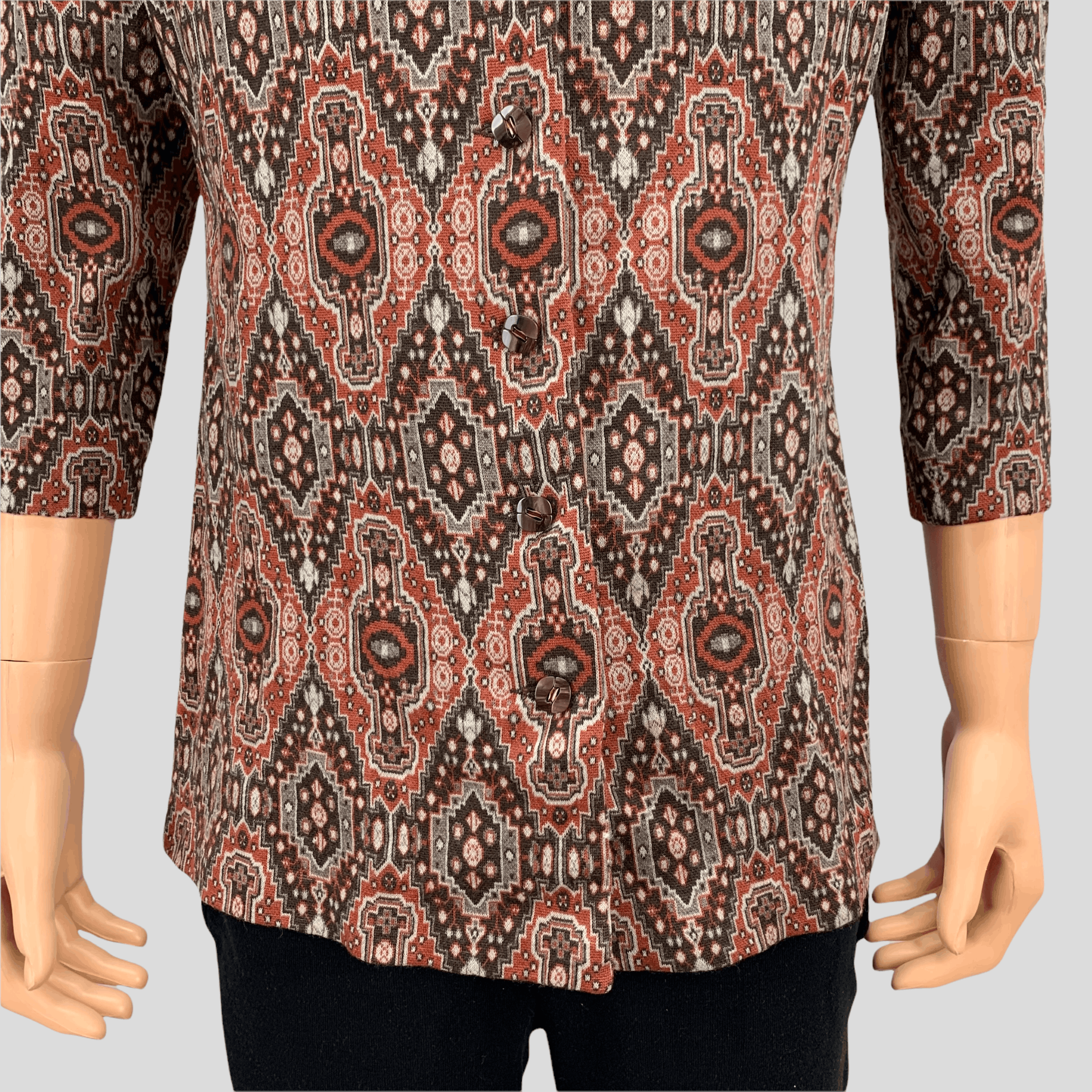 Japanese Brand Lucia Button Down Shirt Retro Style Nice Design #3682-128 Size M / US 6-8 / IT 42-44 - 5 Thumbnail