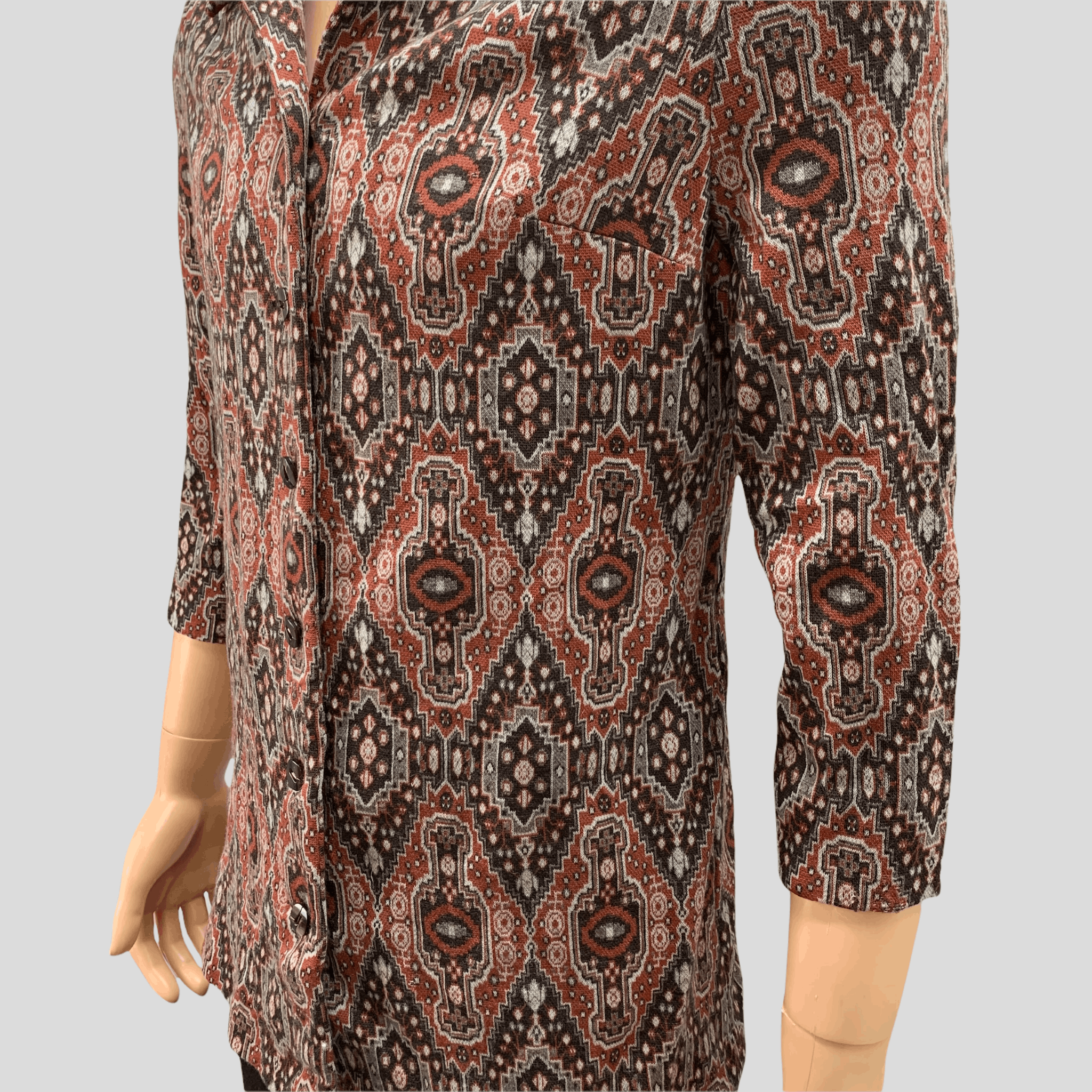 Japanese Brand Lucia Button Down Shirt Retro Style Nice Design #3682-128 Size M / US 6-8 / IT 42-44 - 6 Thumbnail