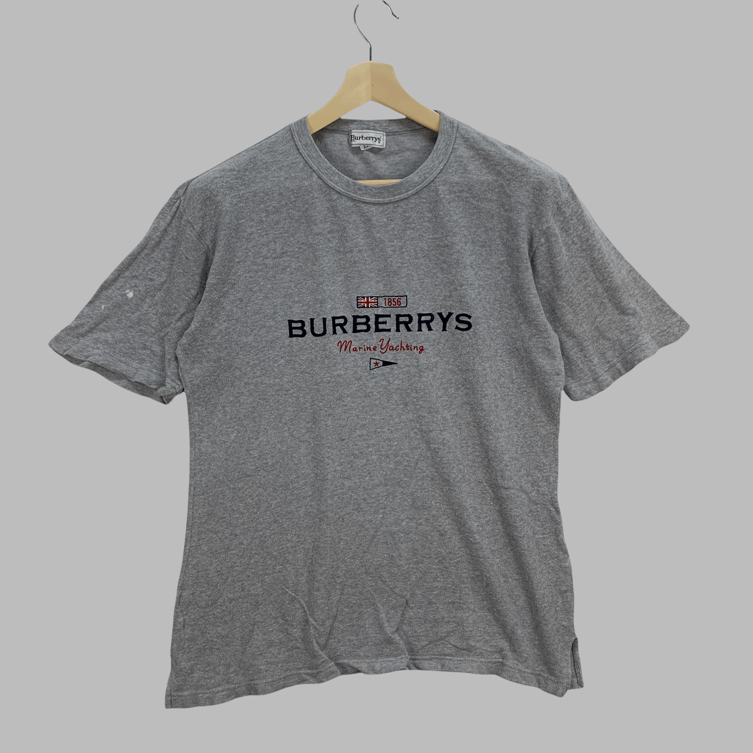 Burberrys Marine Yachting Big Logo Tees #3715-129