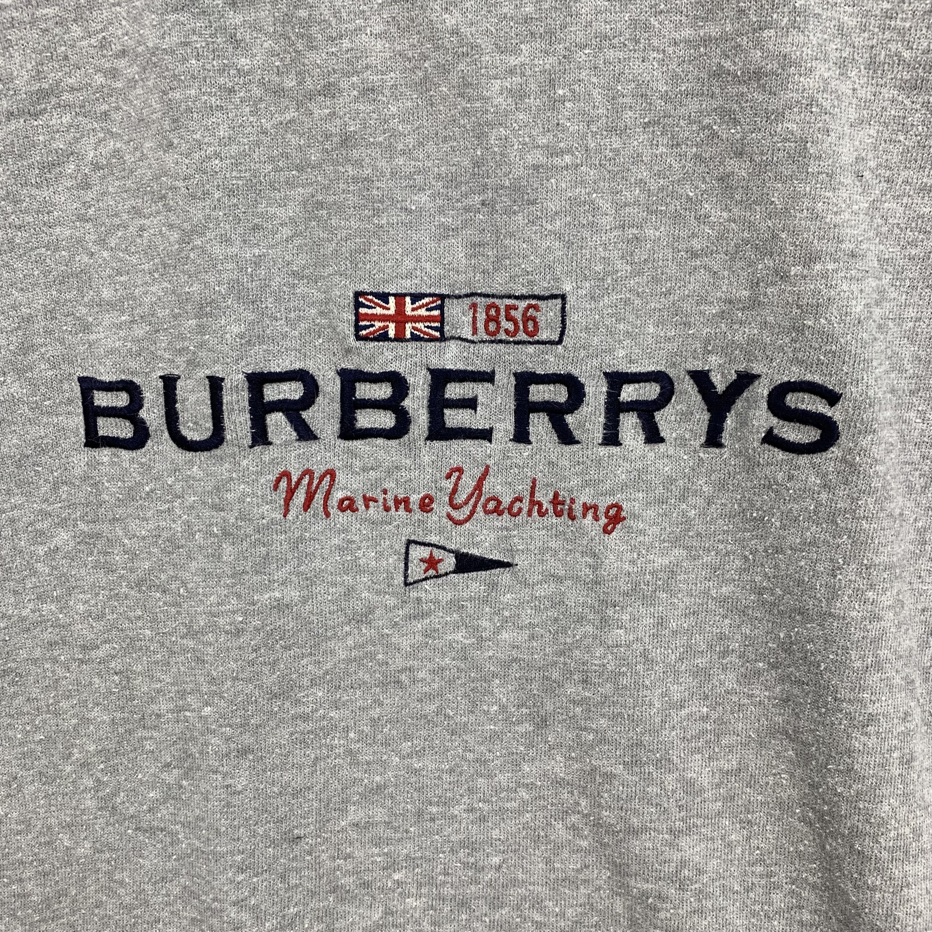 Burberry Burberrys Marine Yachting Big Logo Tees #3715-129 Size US L / EU 52-54 / 3 - 3 Thumbnail
