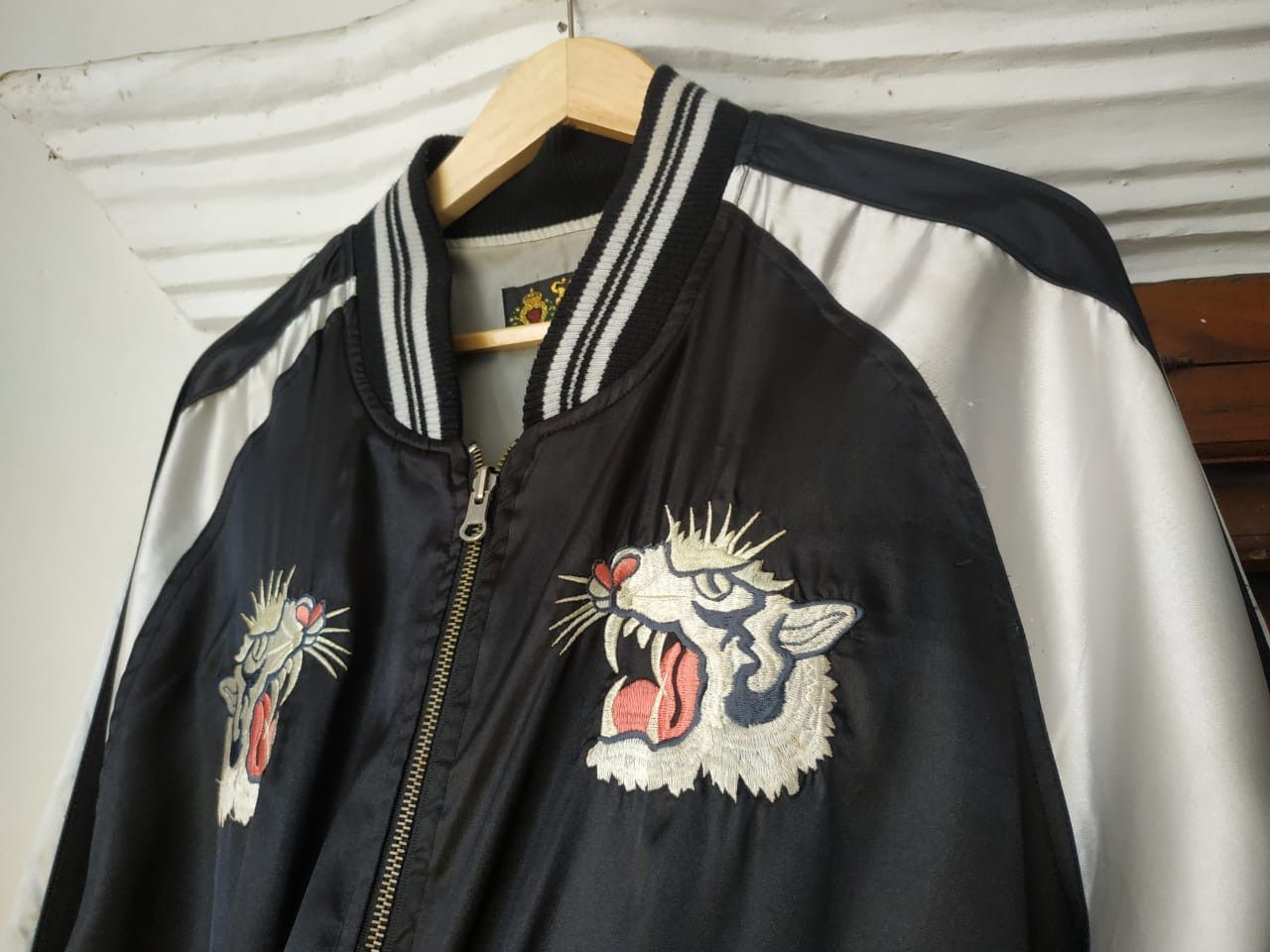 Other Made in Japan, Tiger Embroidery Sukajan Souvenir Jacket Size US L / EU 52-54 / 3 - 6 Thumbnail