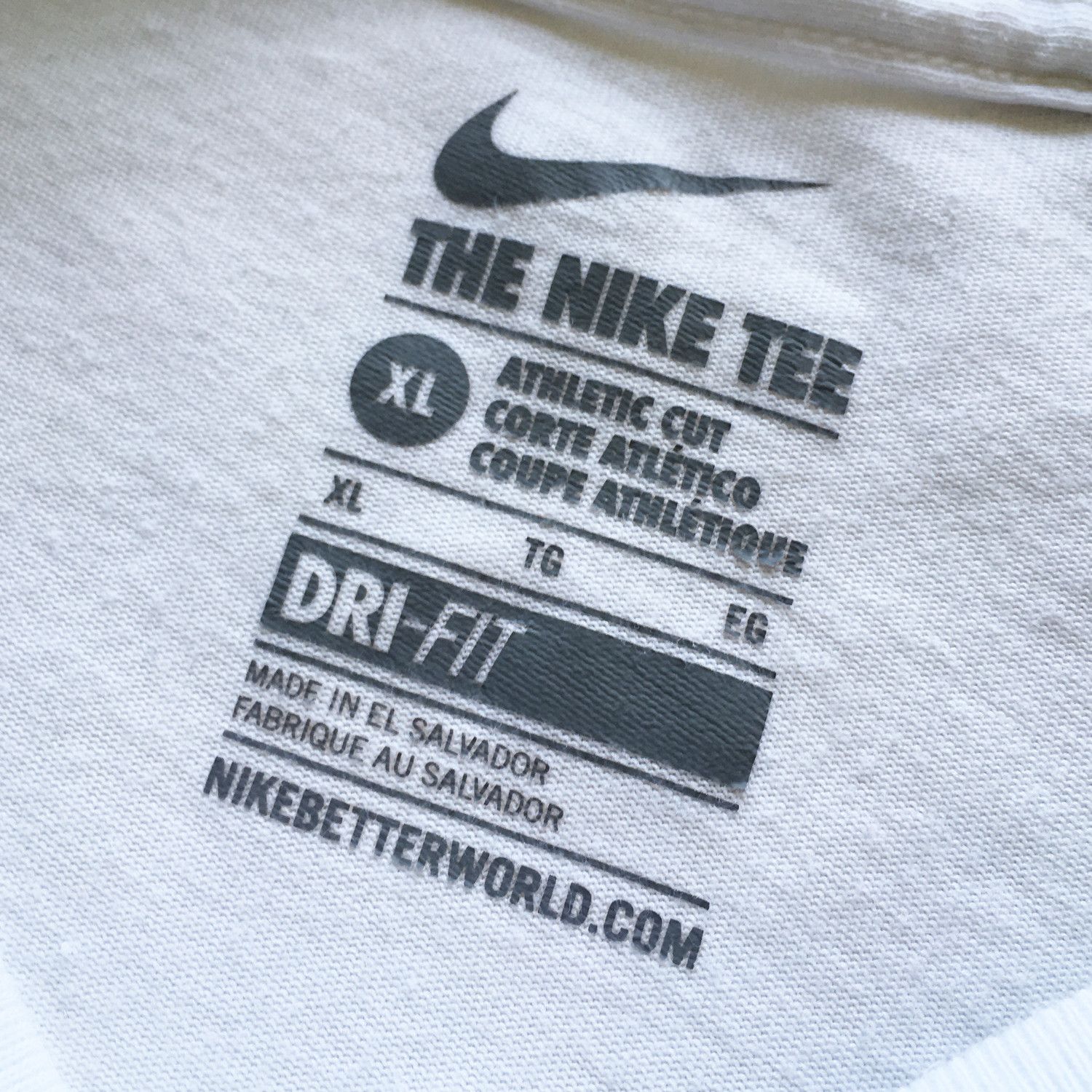 Nike Dri-Fit Good Things Come In Threes T-Shirt in White Size US L / EU 52-54 / 3 - 4 Thumbnail