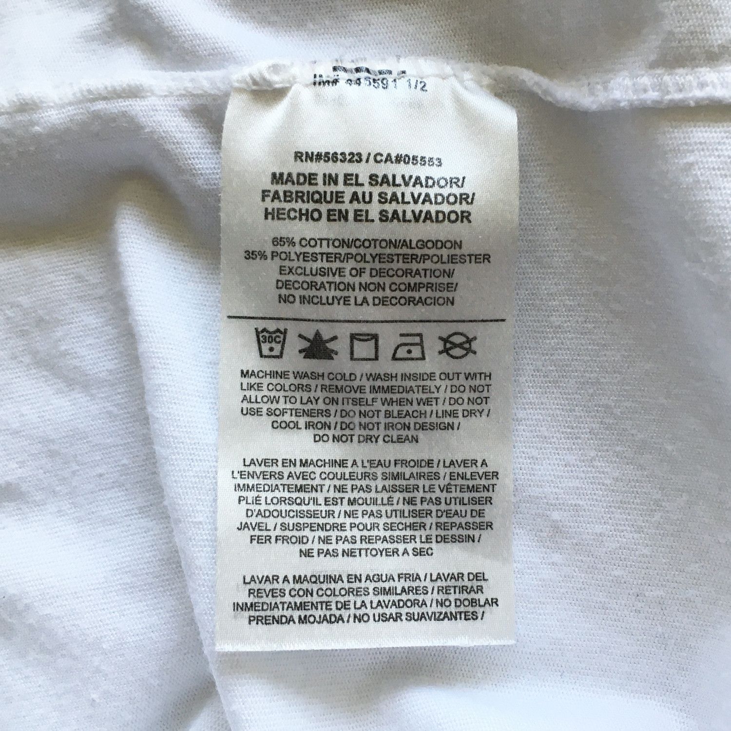 Nike Dri-Fit Good Things Come In Threes T-Shirt in White Size US L / EU 52-54 / 3 - 5 Thumbnail