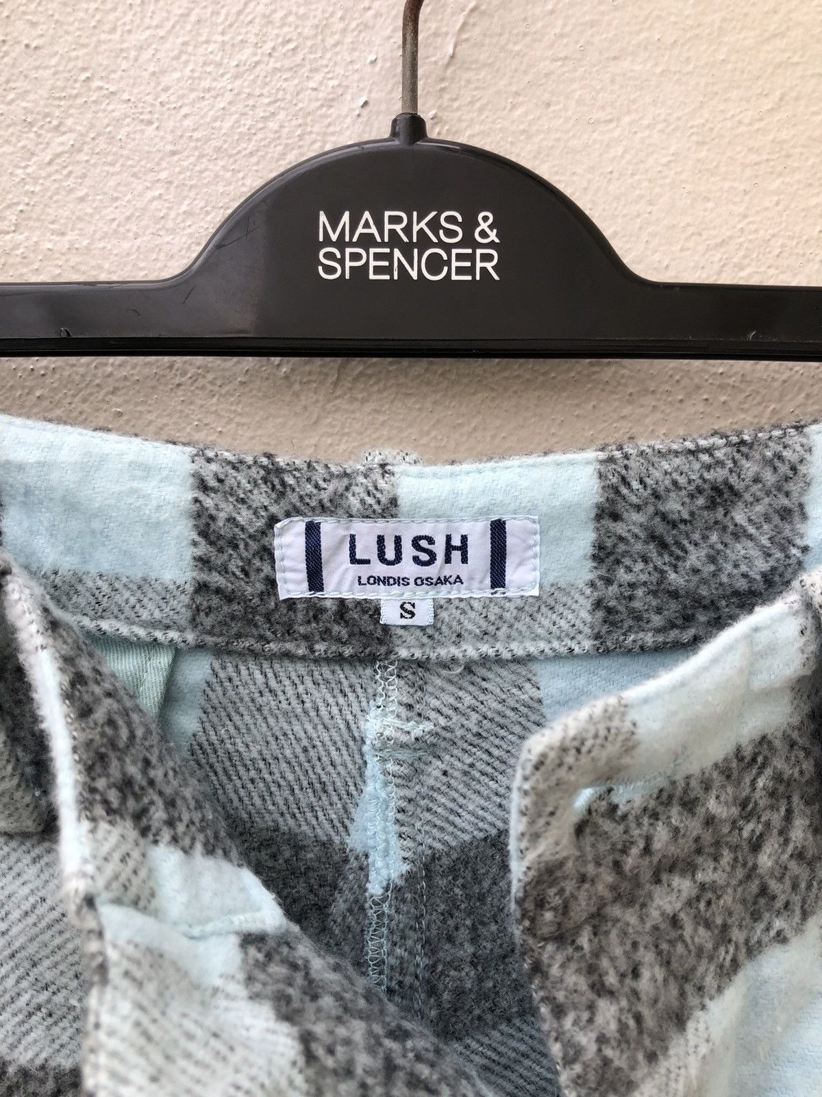 Flannel LUSH Landis Osaka Japan Stripes Checks Flannel Short Pant Size US 30 / EU 46 - 10 Thumbnail