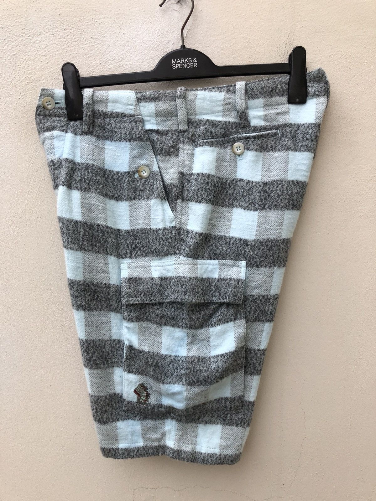 Flannel LUSH Landis Osaka Japan Stripes Checks Flannel Short Pant Size US 30 / EU 46 - 17 Thumbnail