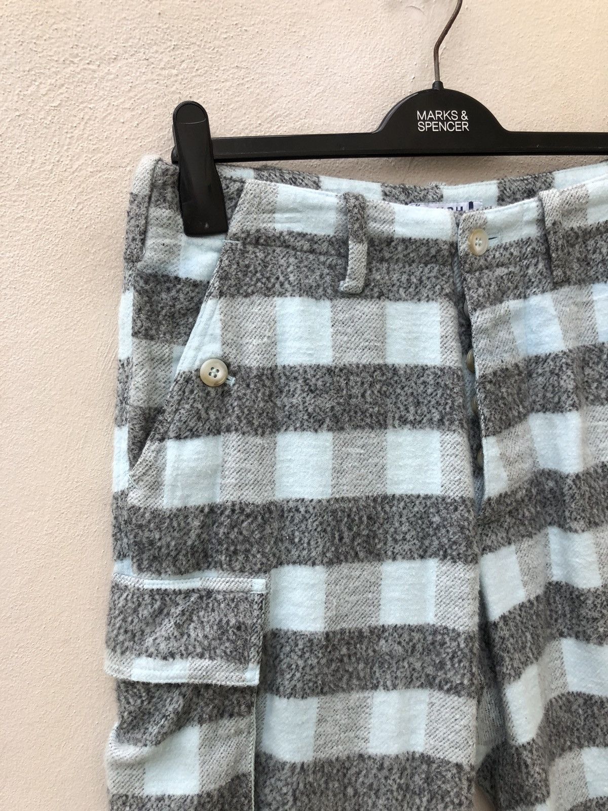 Flannel LUSH Landis Osaka Japan Stripes Checks Flannel Short Pant Size US 30 / EU 46 - 7 Thumbnail