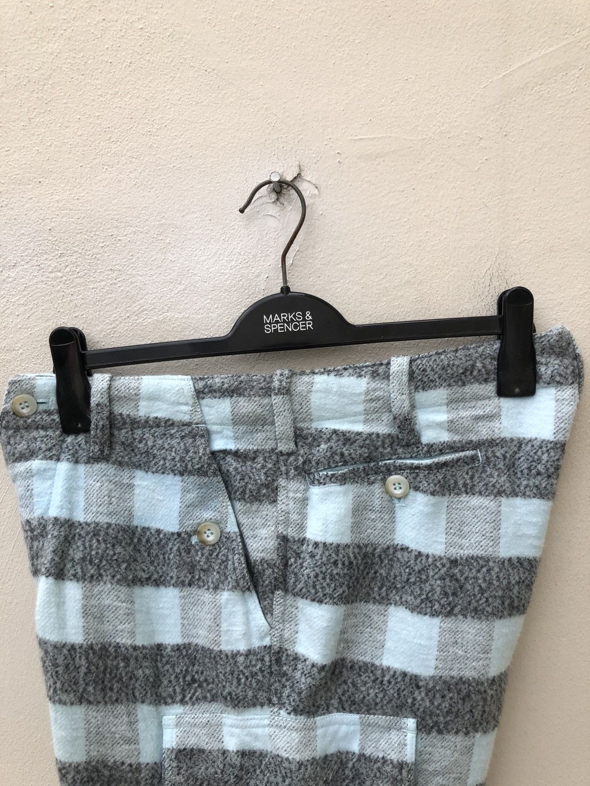 Flannel LUSH Landis Osaka Japan Stripes Checks Flannel Short Pant Size US 30 / EU 46 - 18 Thumbnail
