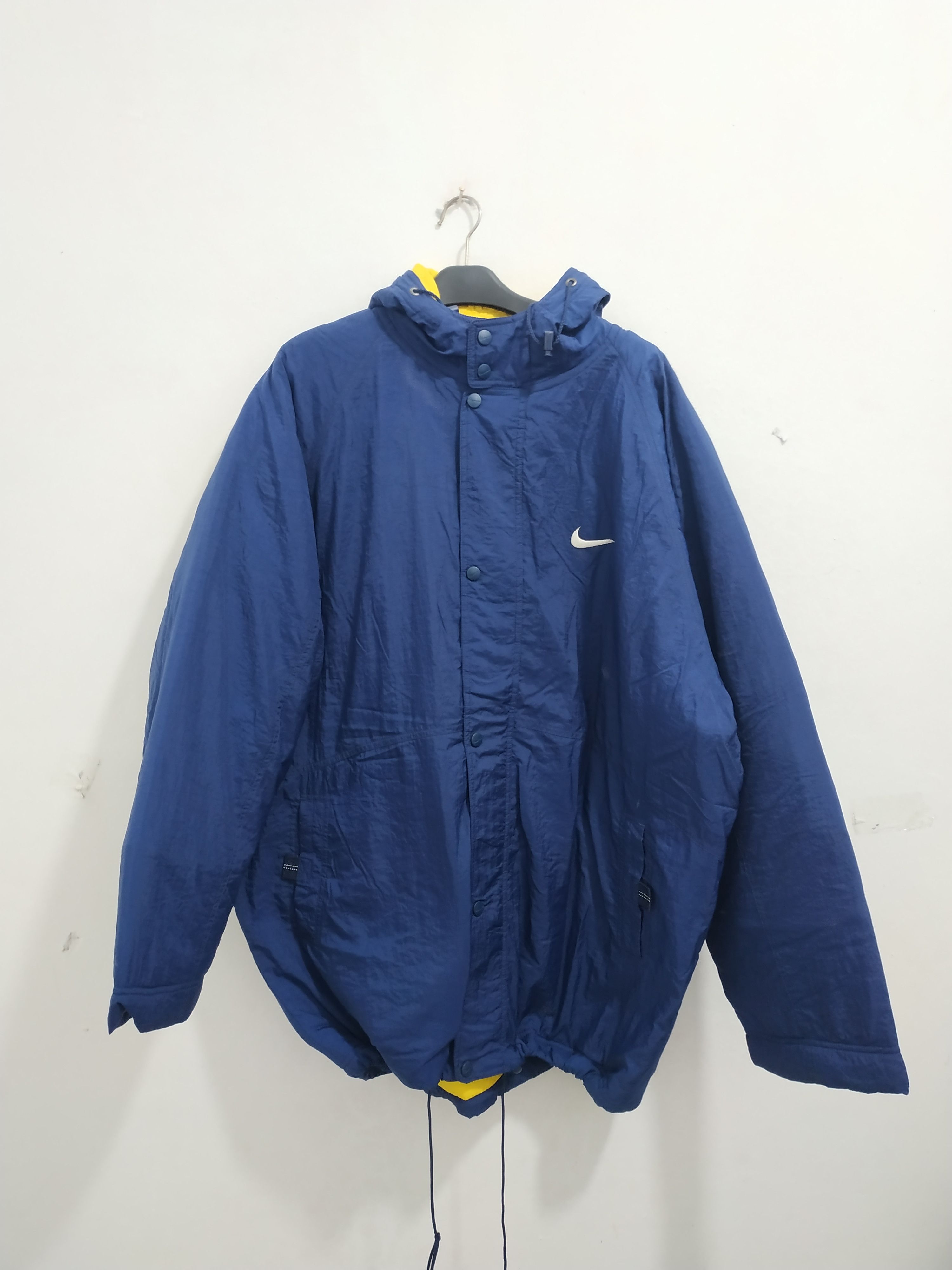 Nike Vintage Nike Big Swoosh Oversize Jacket Size US XL / EU 56 / 4 - 6 Thumbnail