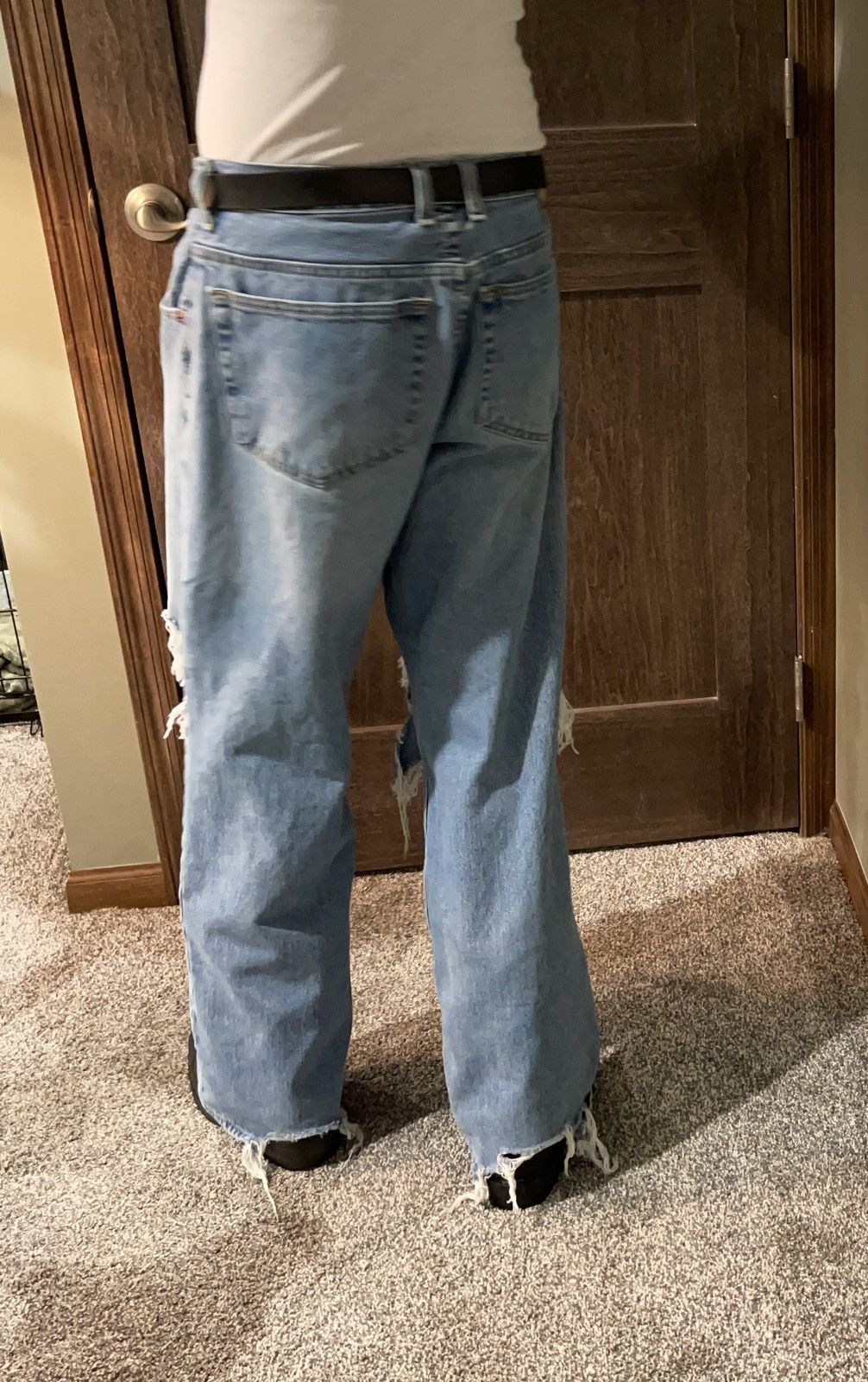 Japanese Brand × Vintage Distressed Denim 34x32 Size US 34 / EU 50 - 2 Thumbnail