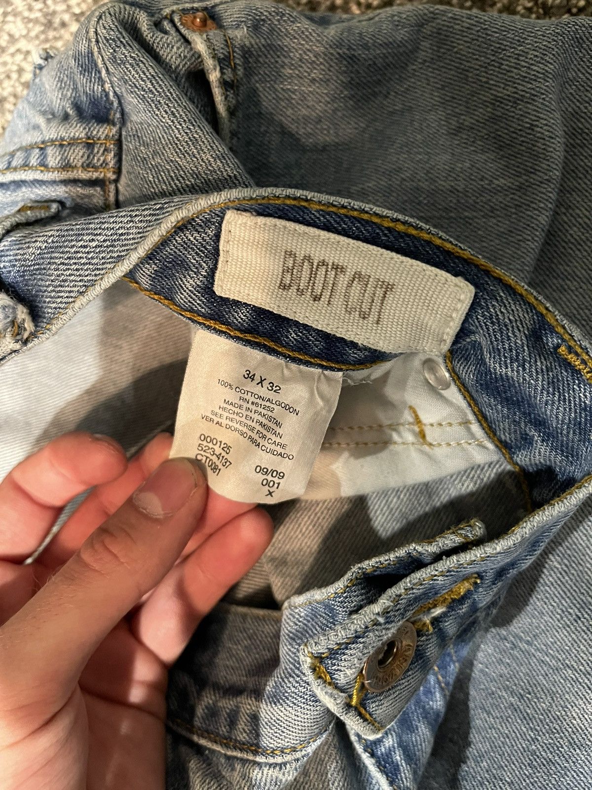 Japanese Brand × Vintage Distressed Denim 34x32 Size US 34 / EU 50 - 10 Thumbnail