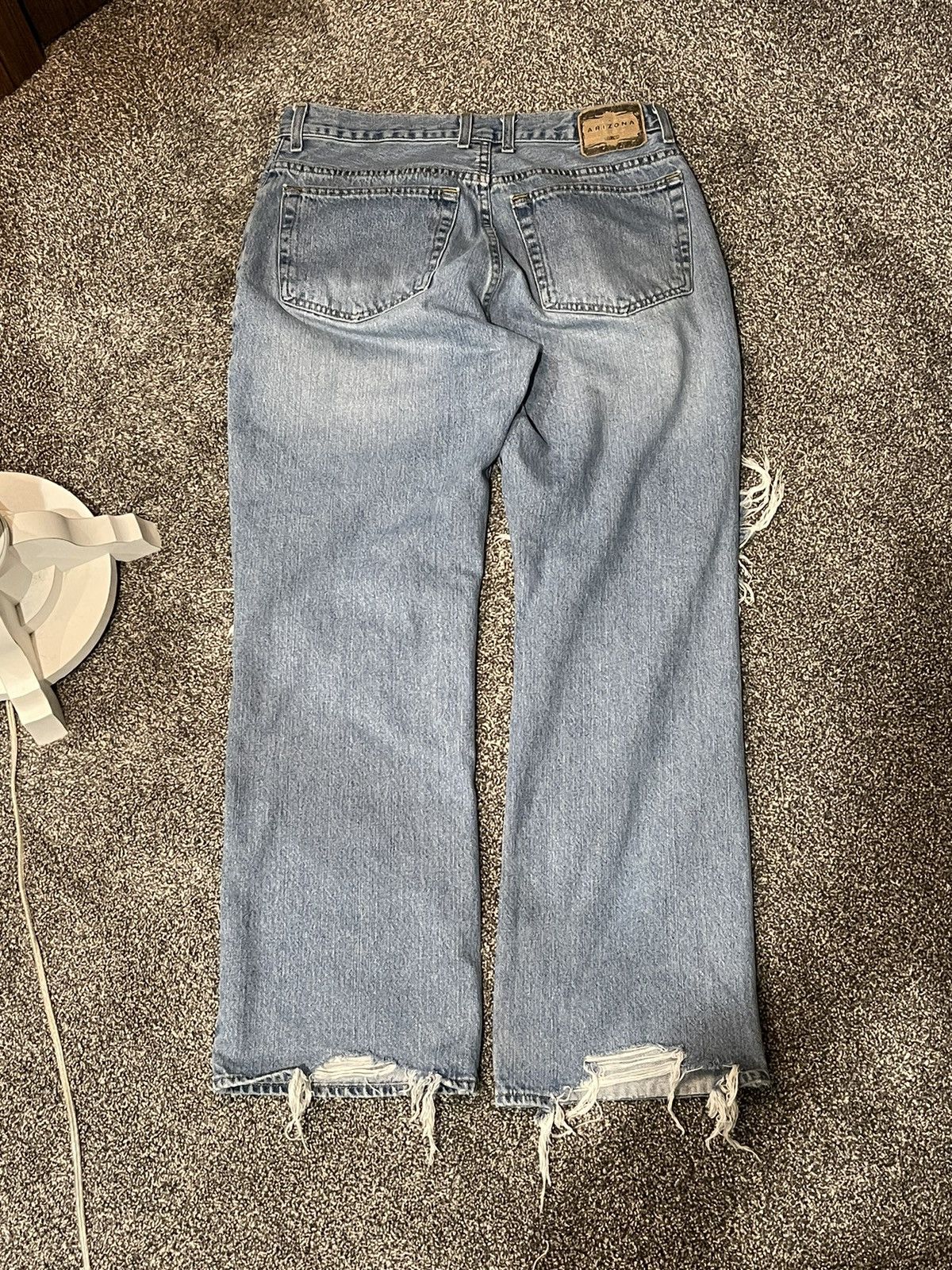 Japanese Brand × Vintage Distressed Denim 34x32 Size US 34 / EU 50 - 7 Thumbnail