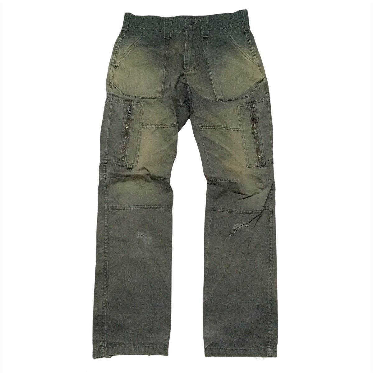 Japanese Brand Vintage Japanese Brand Cargo Distressed Sun Faded Style Size US 30 / EU 46 - 1 Thumbnail
