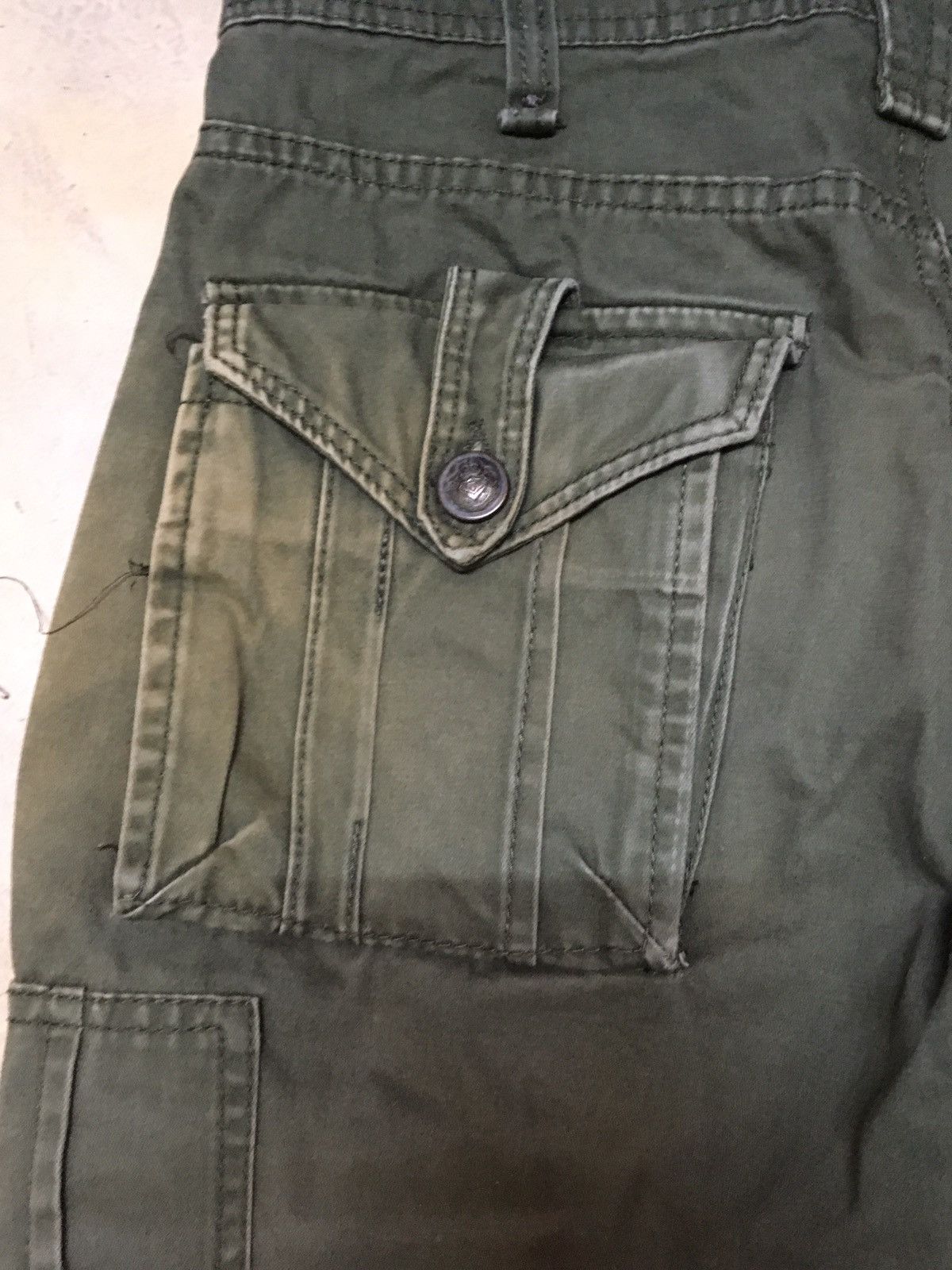 Japanese Brand Vintage Japanese Brand Cargo Distressed Sun Faded Style Size US 30 / EU 46 - 6 Thumbnail