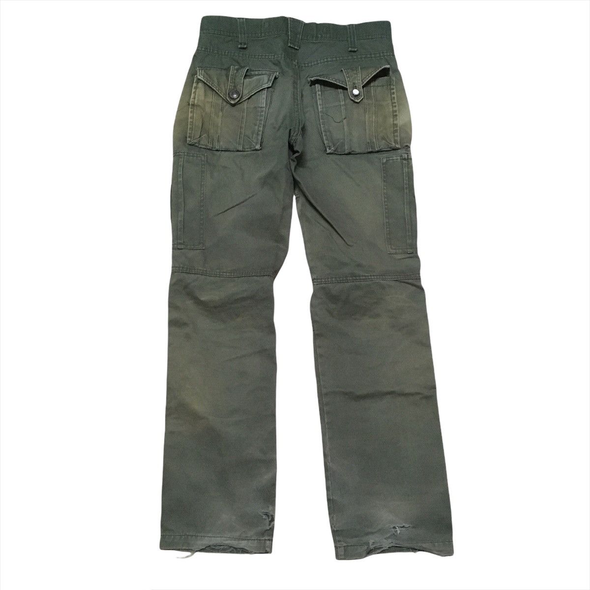Japanese Brand Vintage Japanese Brand Cargo Distressed Sun Faded Style Size US 30 / EU 46 - 2 Thumbnail