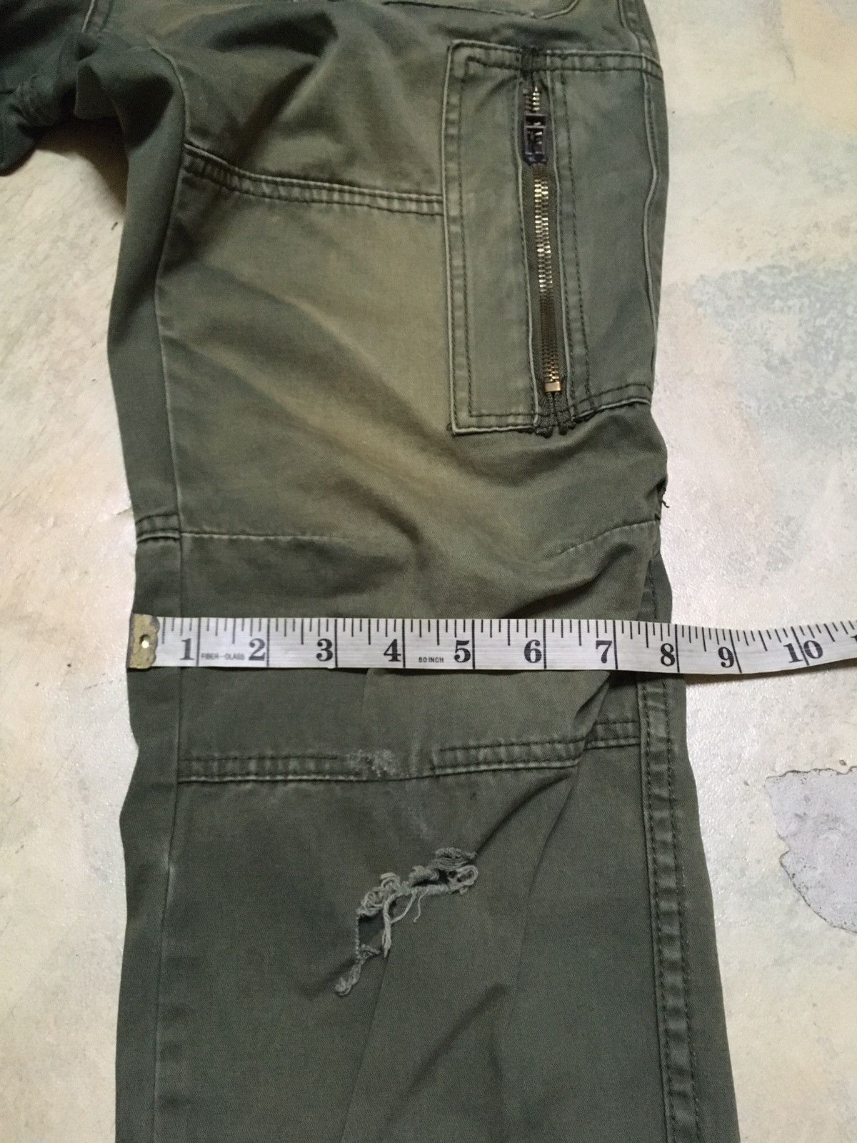 Japanese Brand Vintage Japanese Brand Cargo Distressed Sun Faded Style Size US 30 / EU 46 - 15 Thumbnail