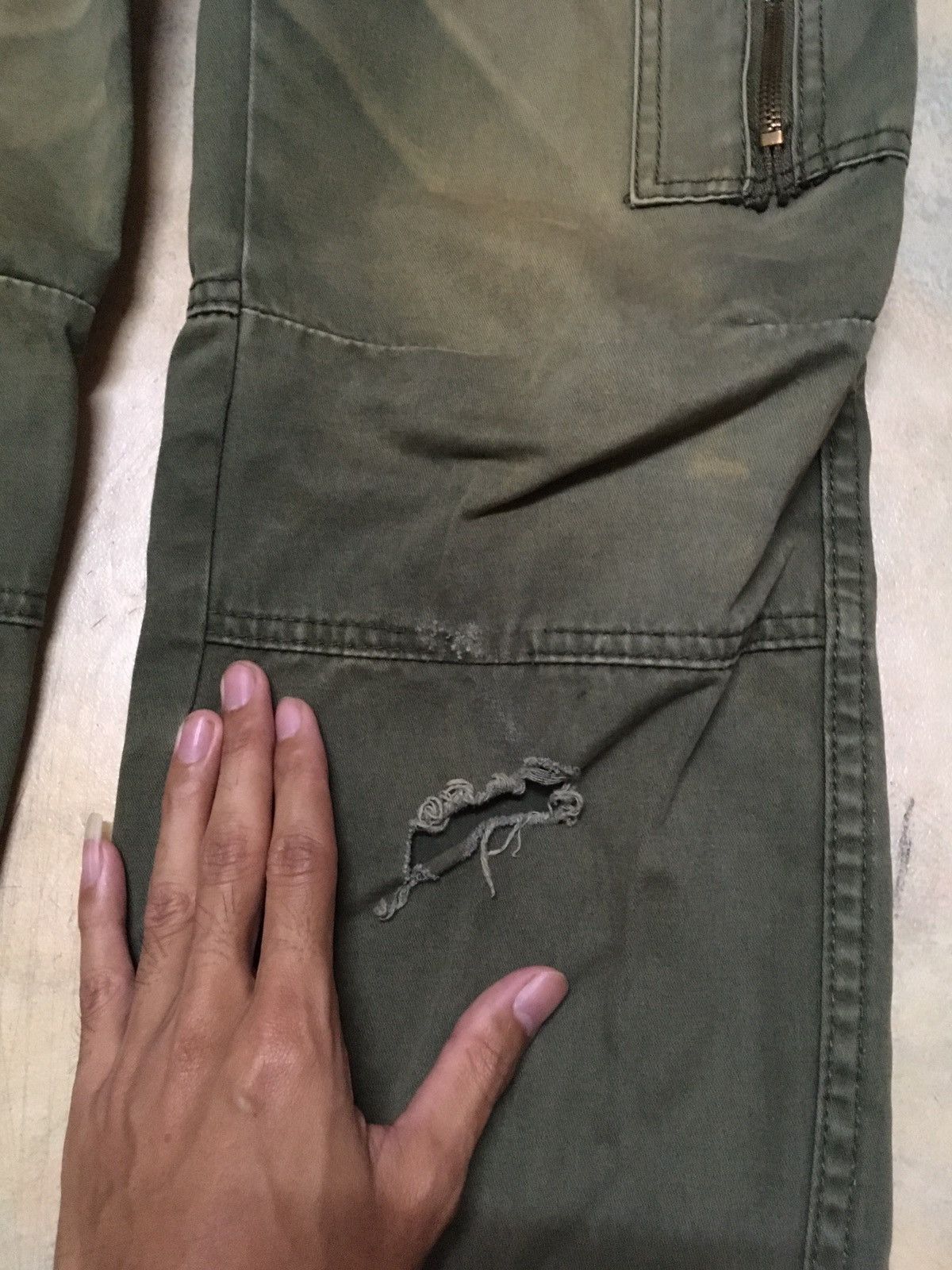 Japanese Brand Vintage Japanese Brand Cargo Distressed Sun Faded Style Size US 30 / EU 46 - 7 Thumbnail