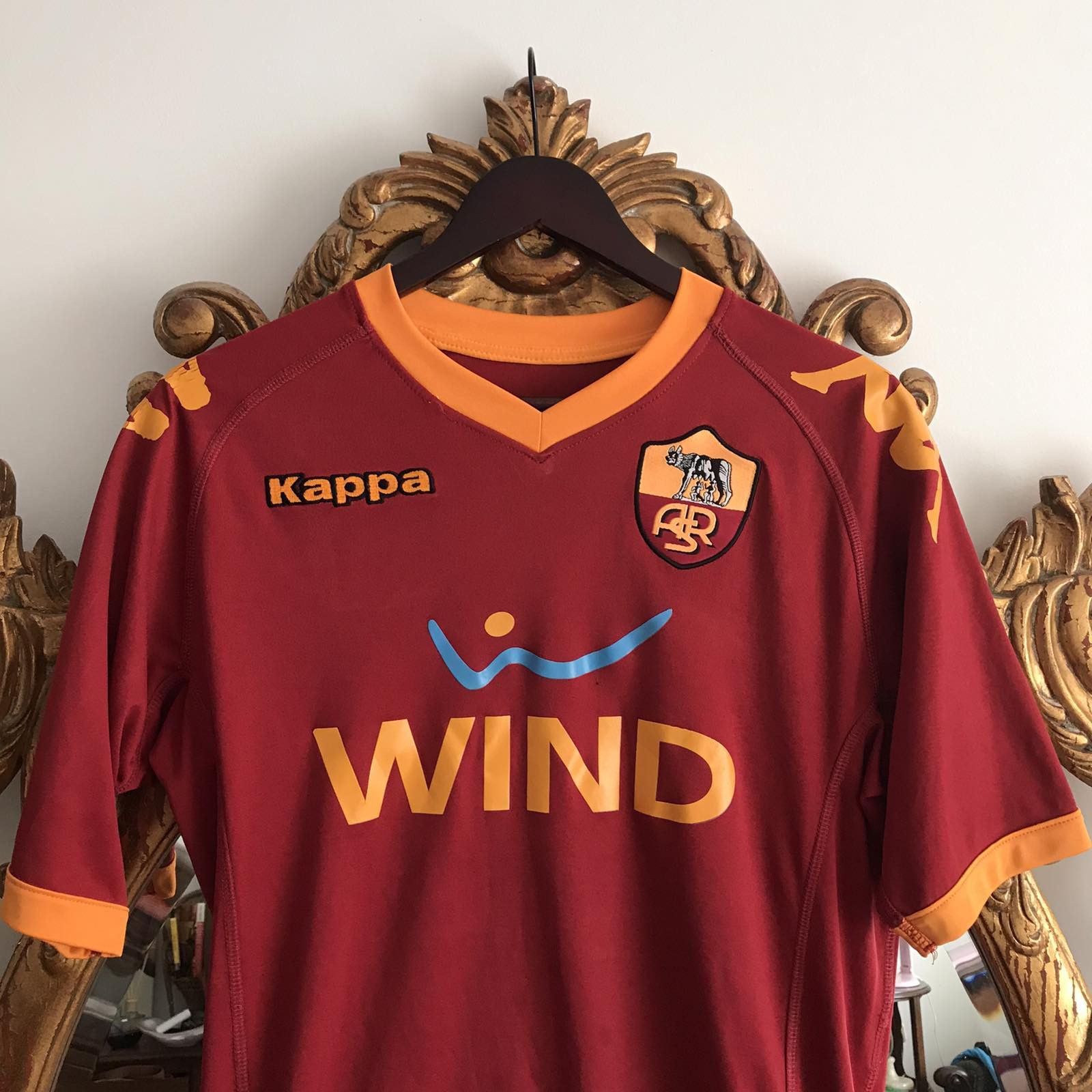 Kappa Vintage Kappa #10 Totti AS Roma 2009/2010 Soccer Jersey Size US M / EU 48-50 / 2 - 2 Thumbnail