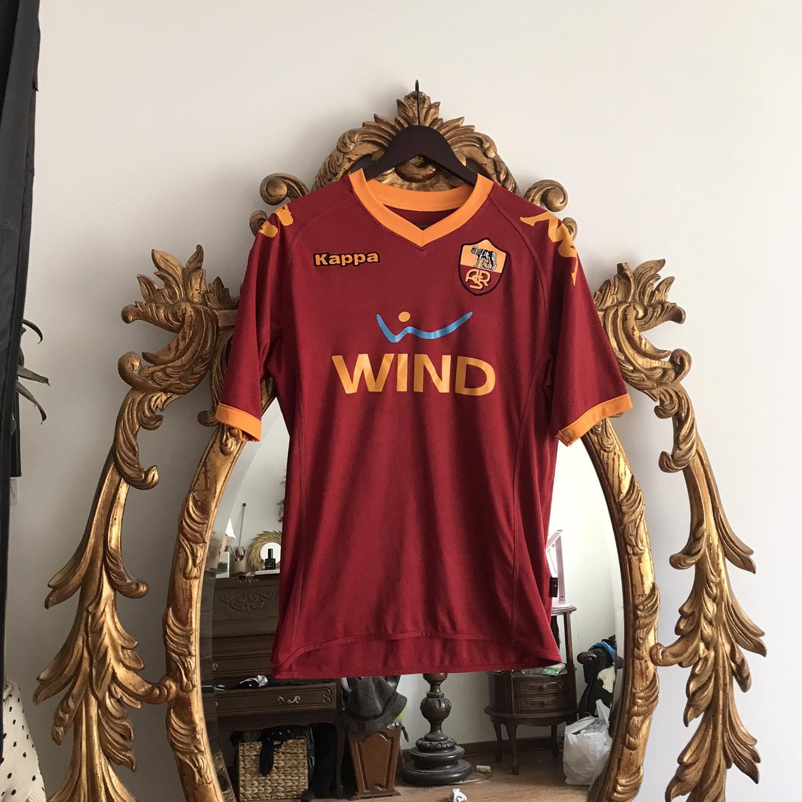 Kappa Vintage Kappa #10 Totti AS Roma 2009/2010 Soccer Jersey Size US M / EU 48-50 / 2 - 1 Thumbnail