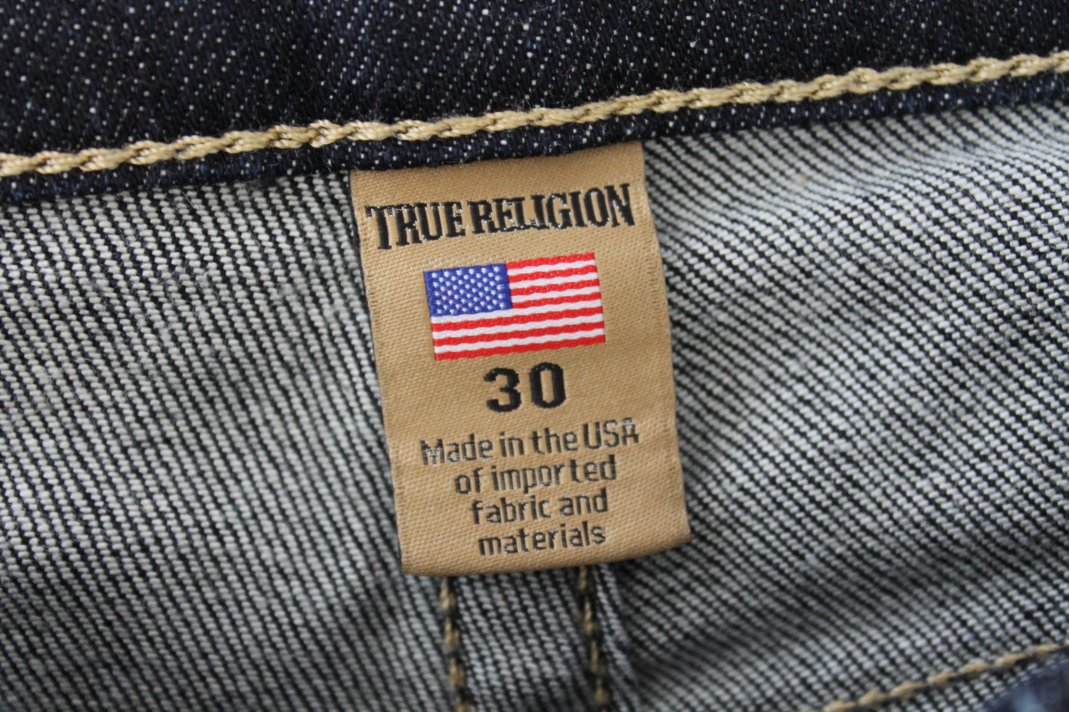 True Religion True Religion Rocco relaxed skinny navy jeans pants Size US 30 / EU 46 - 5 Thumbnail