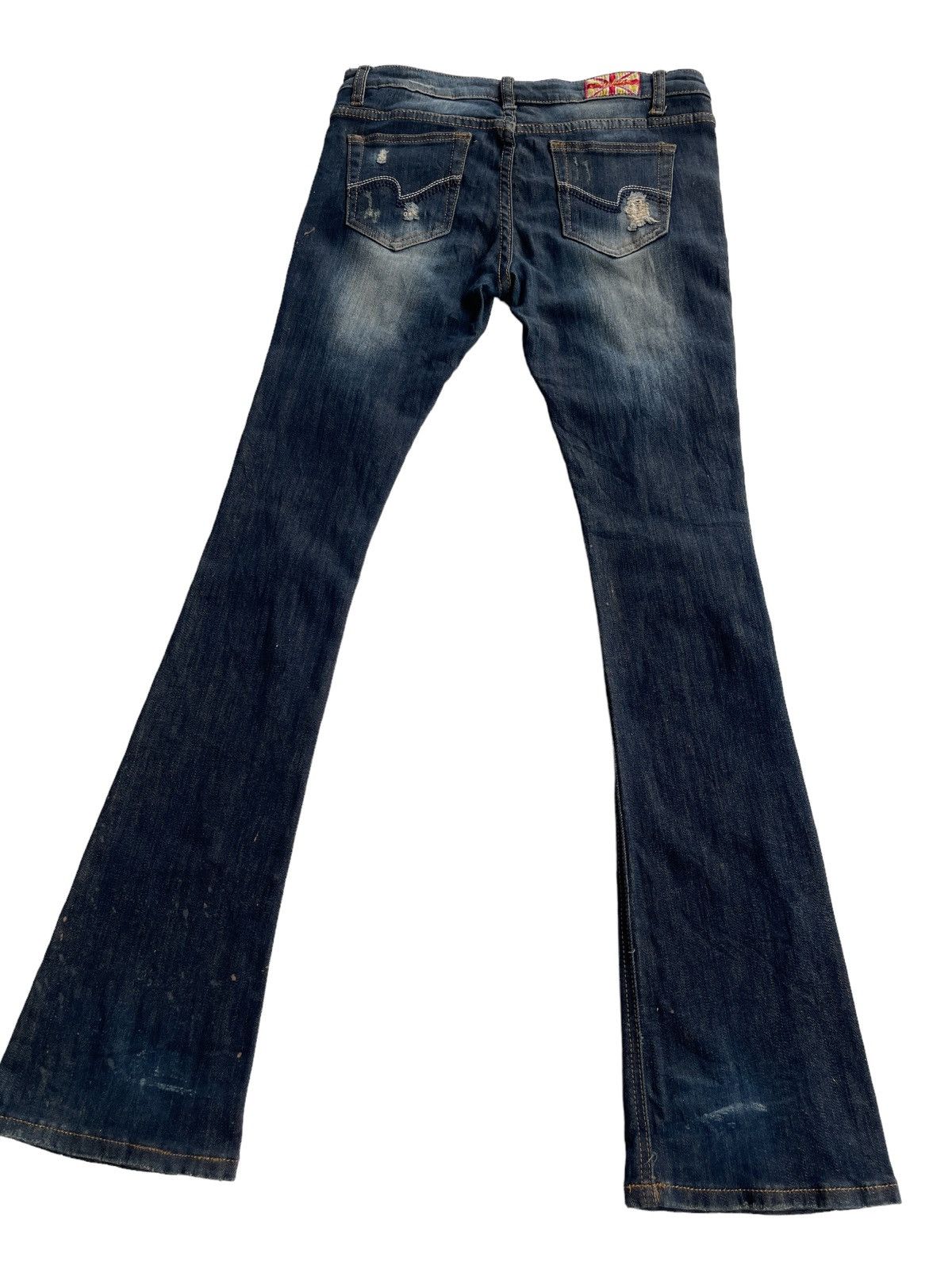 Japanese Brand Machine Nouvelle Mode Ripped Slim Strectch Bootcut Size US 31 - 9 Thumbnail