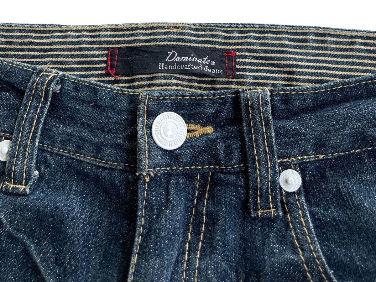 Japanese Brand Dominate Handcrafted Distressed Ripped Streetwear Jeans Size US 31 - 11 Thumbnail