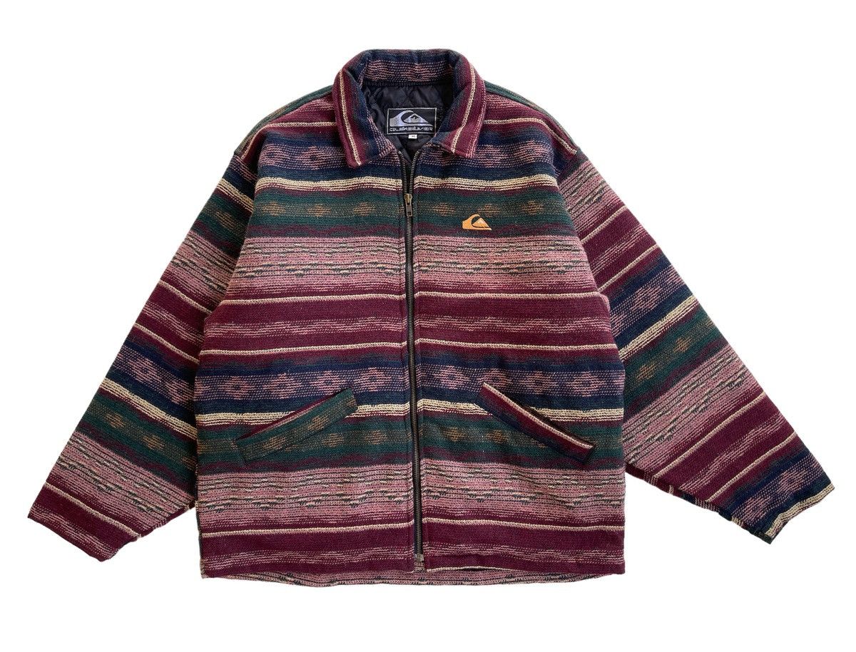 Quiksilver Vintage Quiksilver Native Heavy Jacket Size US M / EU 48-50 / 2 - 2 Thumbnail