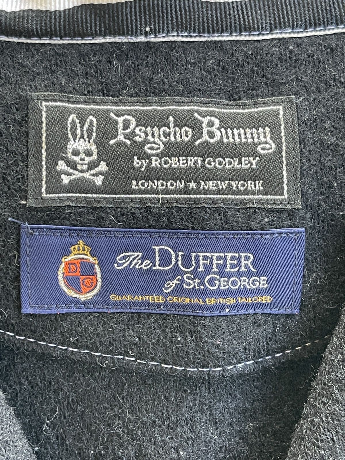 Psycho Bunny Robert Godley Wool Shawl Collar Jacket Size US M / EU 48-50 / 2 - 5 Thumbnail