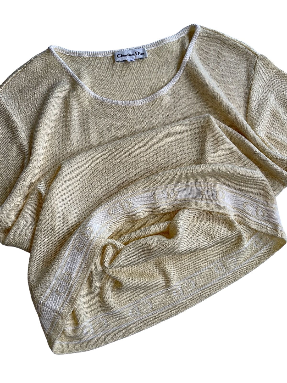 Christian Dior Cropped Top Knitted