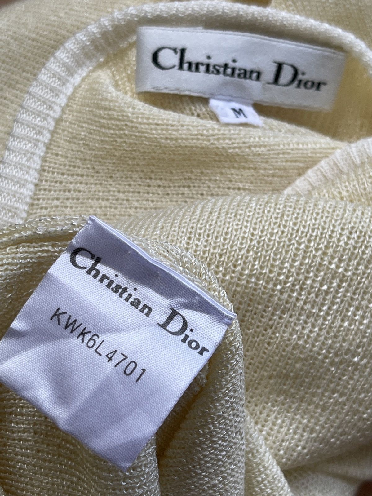 Christian Dior Monsieur Christian Dior Cropped Top Knitted Size M / US 6-8 / IT 42-44 - 5 Thumbnail