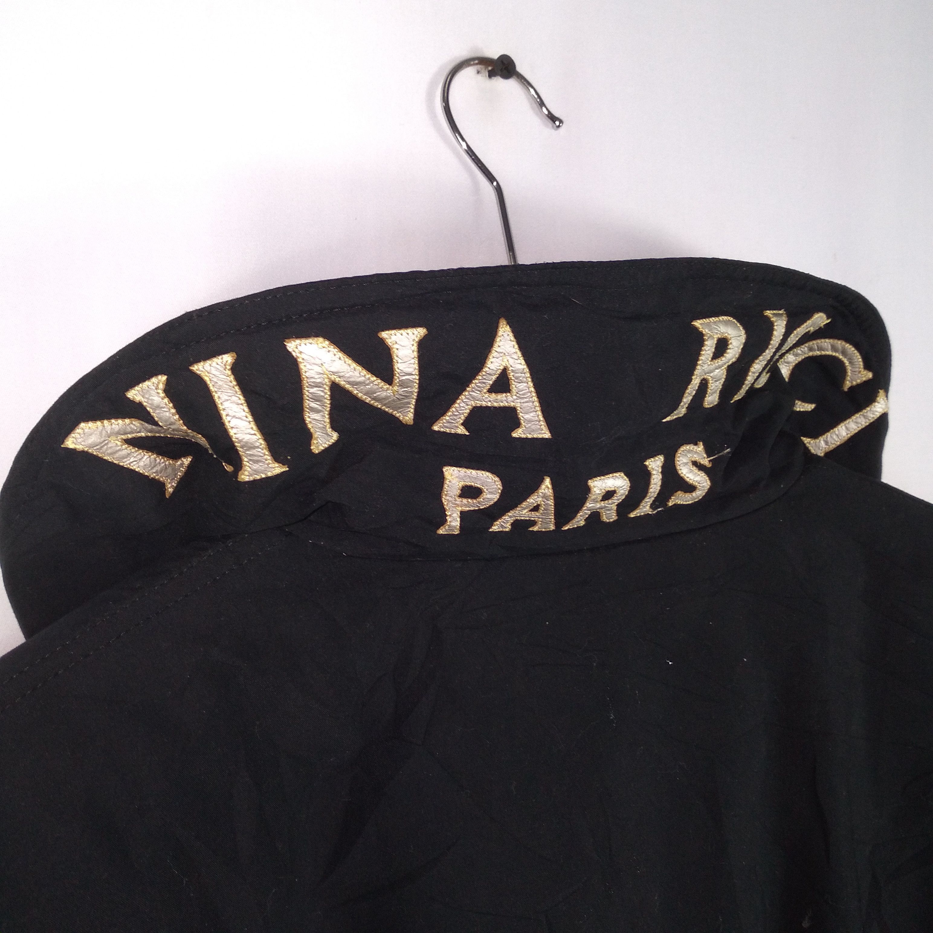 Designer Nina Ricci Embroidery Spellout Button Style Jacket Size US M / EU 48-50 / 2 - 13 Thumbnail