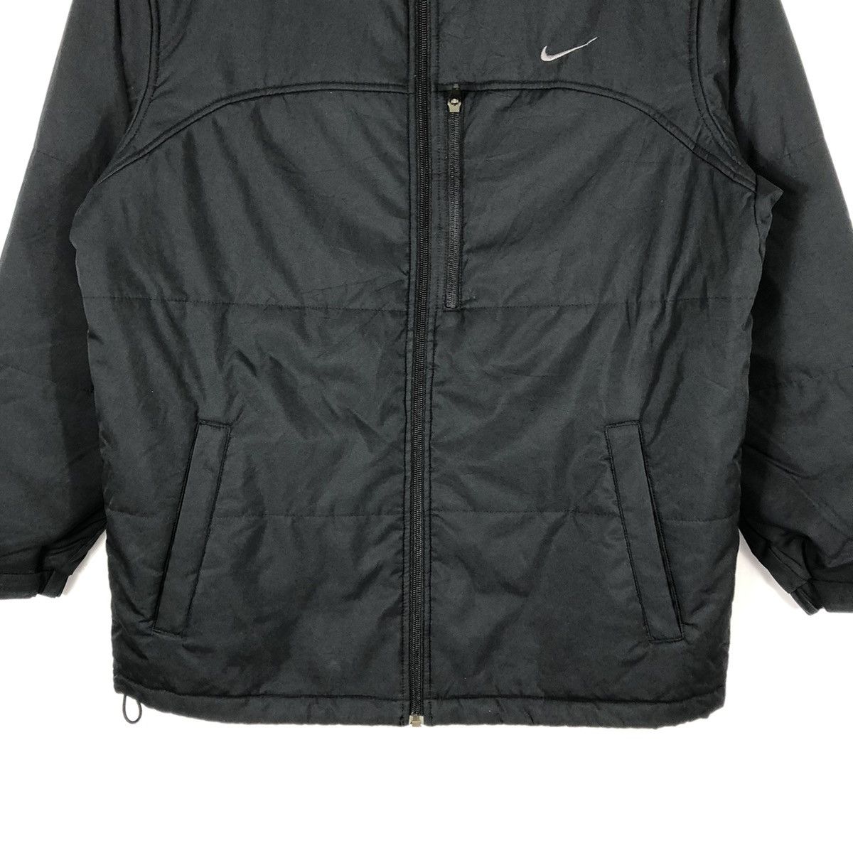 Nike × Vintage Vintage Nike Full Zipper Training Coach Sweater Jacket Size US L / EU 52-54 / 3 - 3 Thumbnail