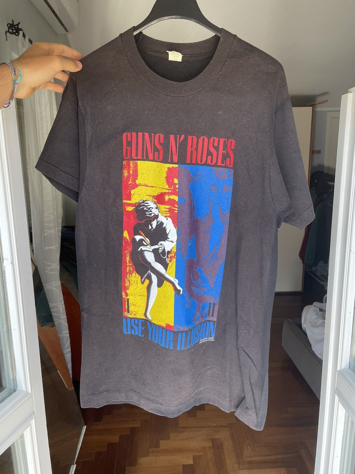 GUNSN'ROSES♡BROCKUM製♡サイズXL♡Tシャツ♡送料込 GUNS N'ROSES ガンズアンドローゼズ90sTシャツ ブロッカム XL