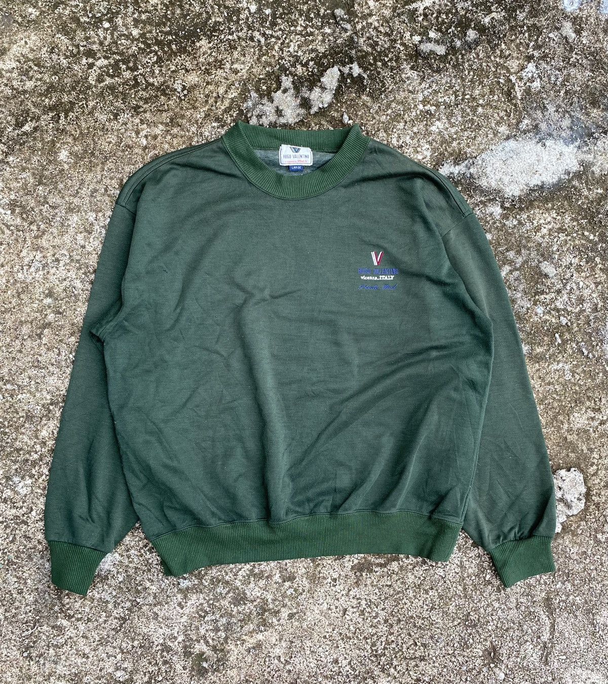 Vintage Vintage Hugo Valentino Vicenza Italy Sweatshirt Size US L / EU 52-54 / 3 - 1 Thumbnail