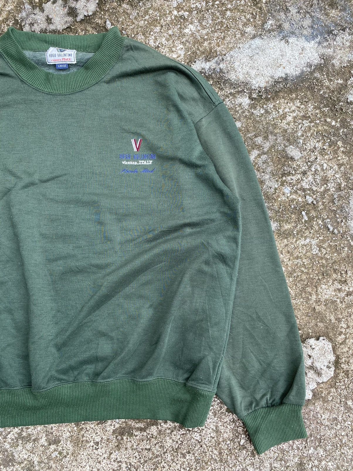 Vintage Vintage Hugo Valentino Vicenza Italy Sweatshirt Size US L / EU 52-54 / 3 - 2 Thumbnail