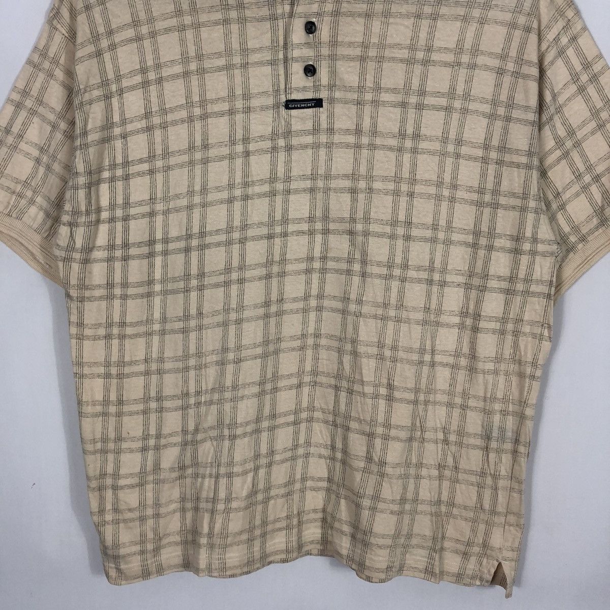 Givenchy Rare Vintage Givenchy Checkerd Classic Ringer Polo Shirts Size US M / EU 48-50 / 2 - 3 Thumbnail