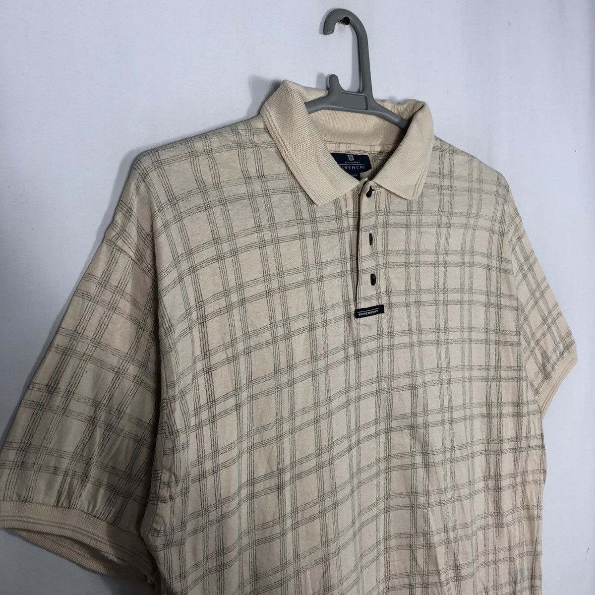Givenchy Rare Vintage Givenchy Checkerd Classic Ringer Polo Shirts Size US M / EU 48-50 / 2 - 7 Thumbnail