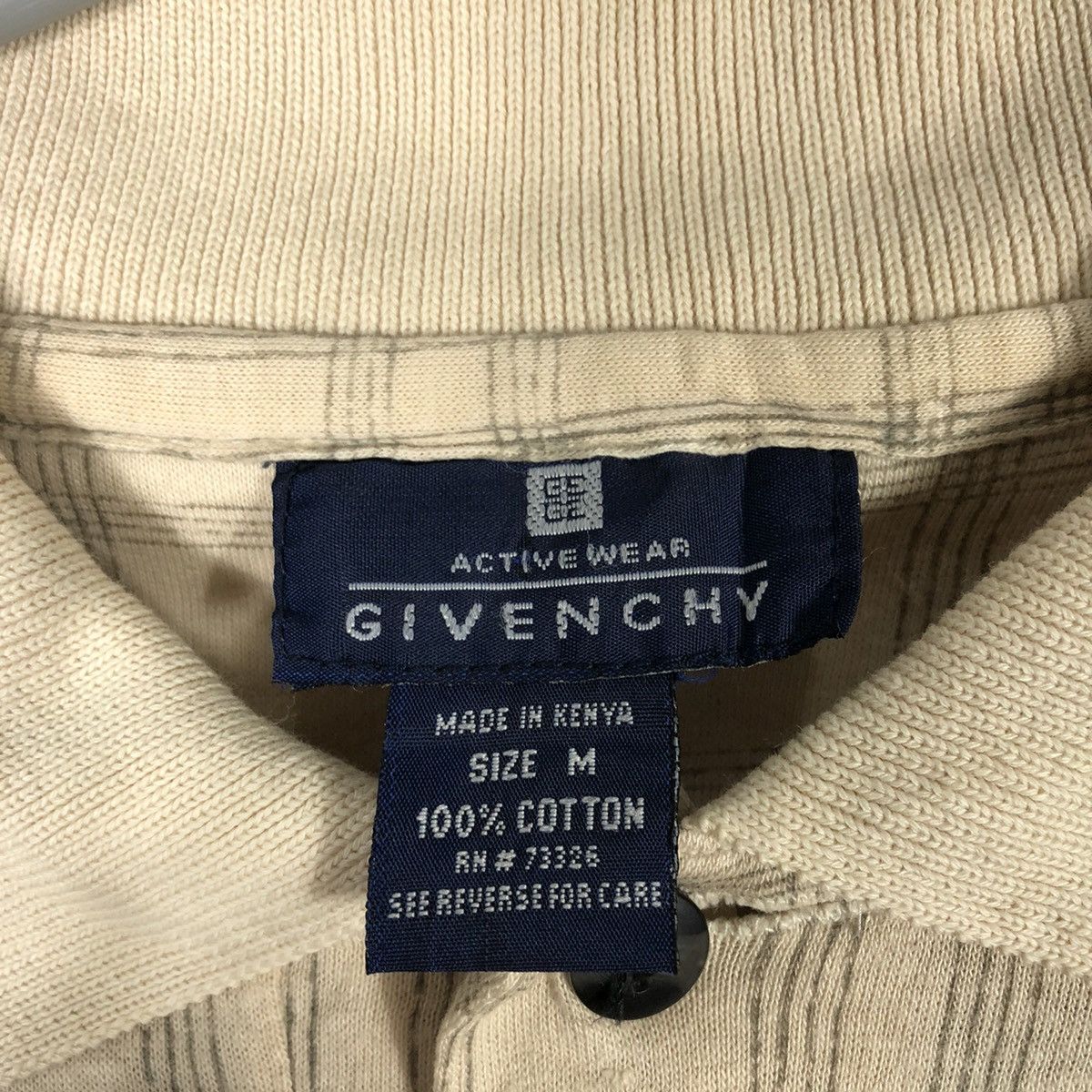 Givenchy Rare Vintage Givenchy Checkerd Classic Ringer Polo Shirts Size US M / EU 48-50 / 2 - 14 Thumbnail