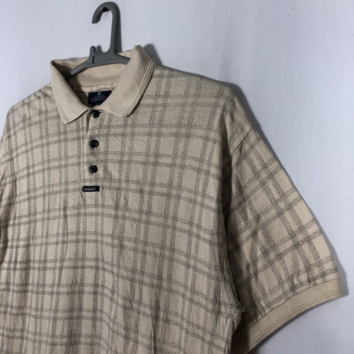 Givenchy Rare Vintage Givenchy Checkerd Classic Ringer Polo Shirts Size US M / EU 48-50 / 2 - 5 Thumbnail