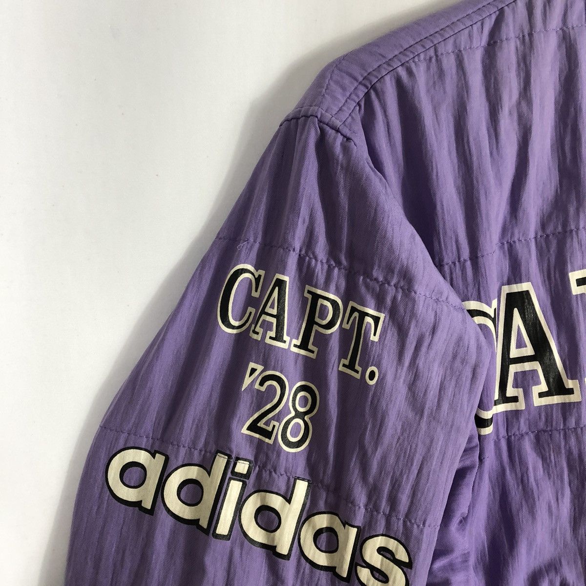 Adidas × Vintage 🔥Heat🔥Vintage Adidas Patchwork Big Logo Bomber Style Jacket Size US M / EU 48-50 / 2 - 10 Thumbnail