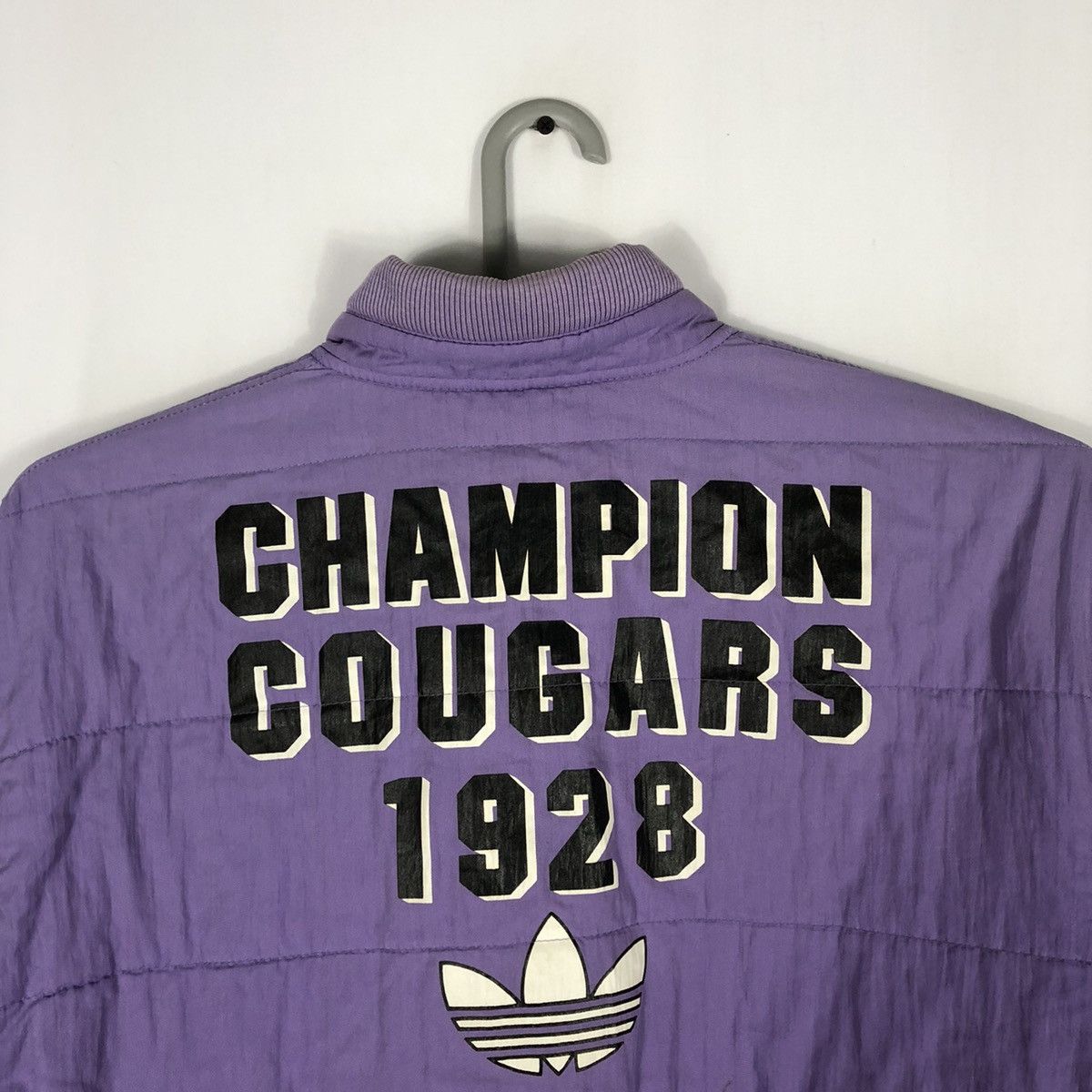 Adidas × Vintage 🔥Heat🔥Vintage Adidas Patchwork Big Logo Bomber Style Jacket Size US M / EU 48-50 / 2 - 5 Thumbnail