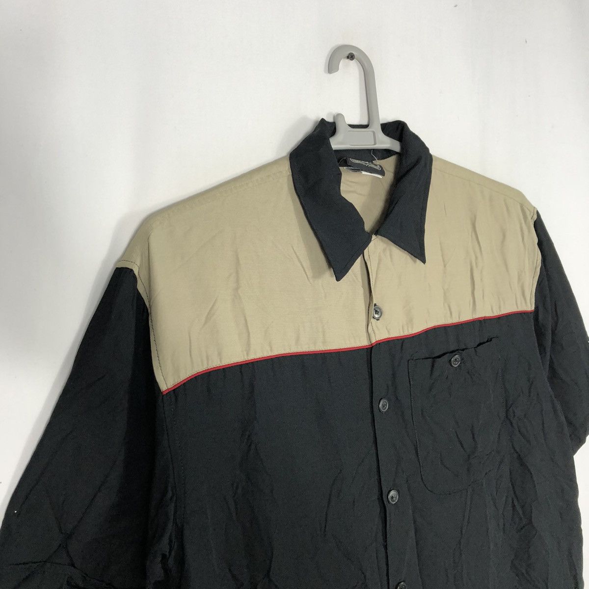 Japanese Brand × Vintage 🔥Rare🔥Vintage Raton Lauren Two Tune Rayon Button Shirts Size US M / EU 48-50 / 2 - 7 Thumbnail
