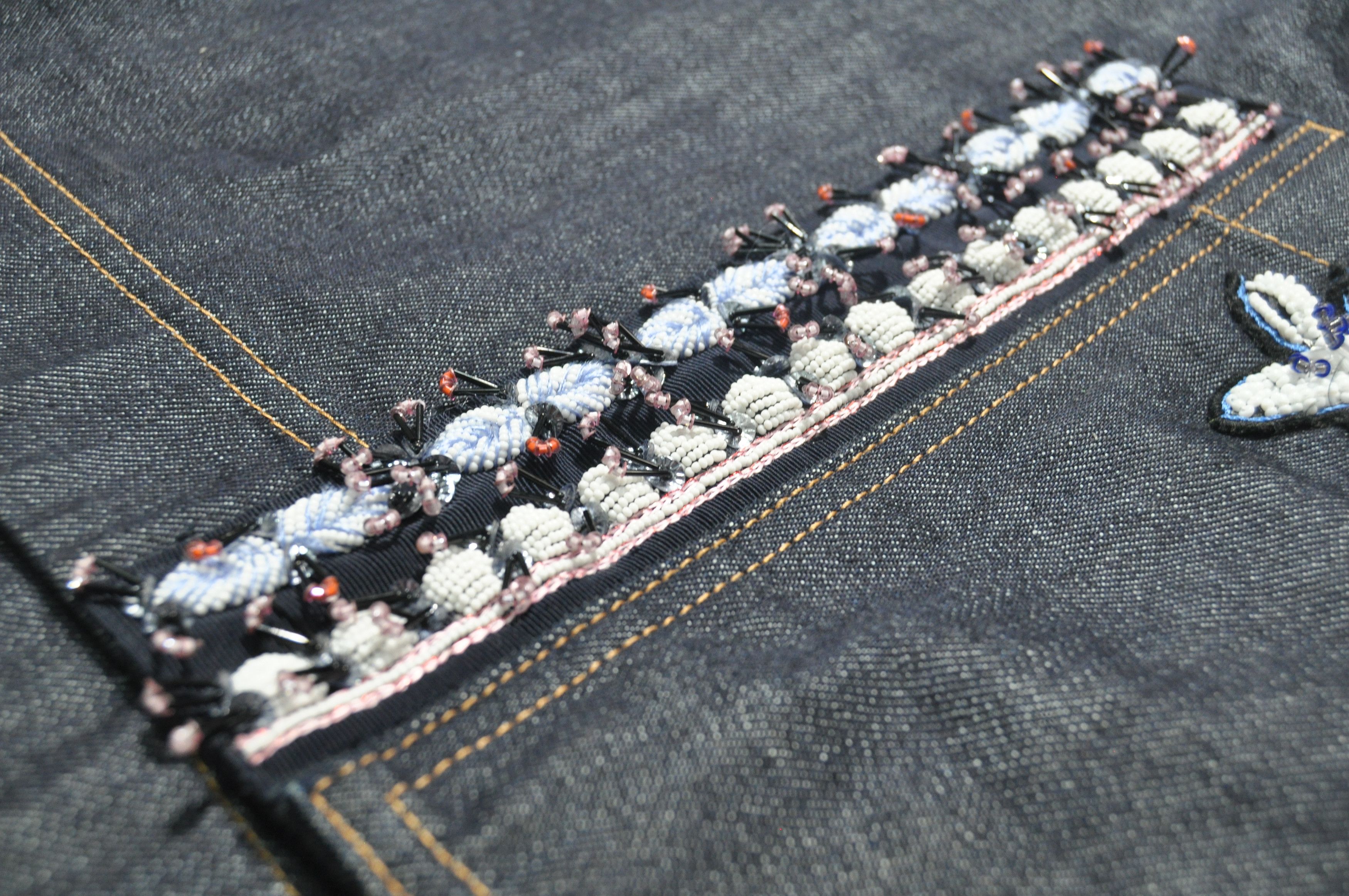 Dior Christian Dior - RS - F/W 15 - Embellished Denim Dress Size XS / US 0-2 / IT 36-38 - 8 Thumbnail