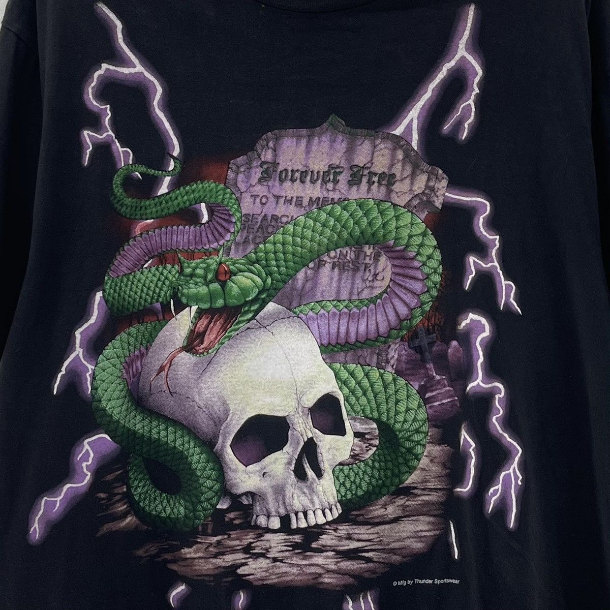 Other Vintage Usa Thunder T-Shirt As Seen On Travis Scott Size US XL / EU 56 / 4 - 3 Thumbnail