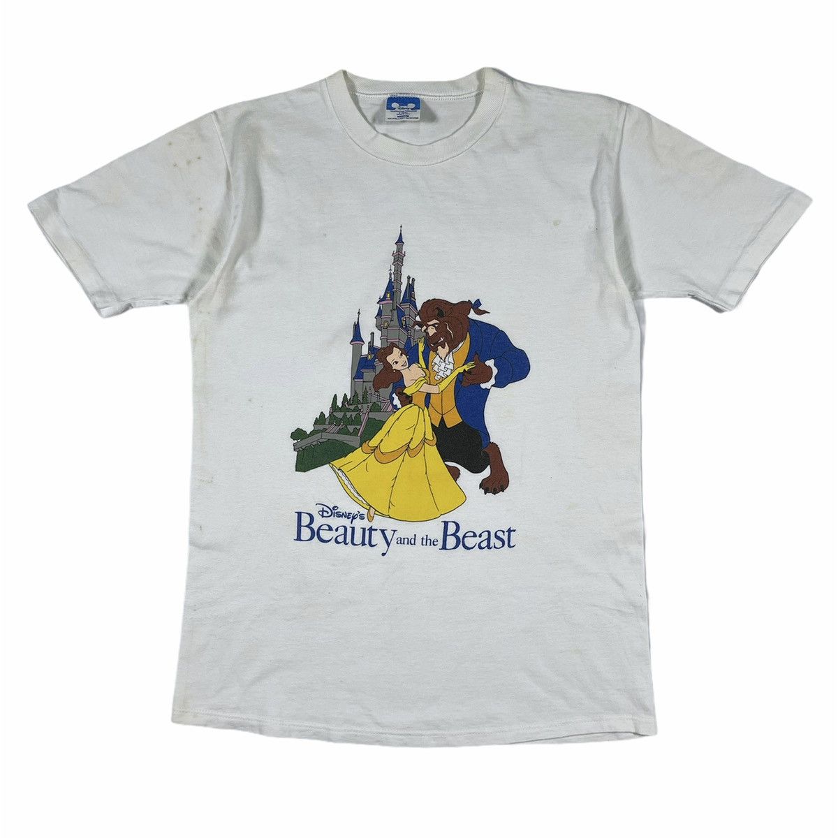 Vintage 90s Beauty and the beast disney tshirt
